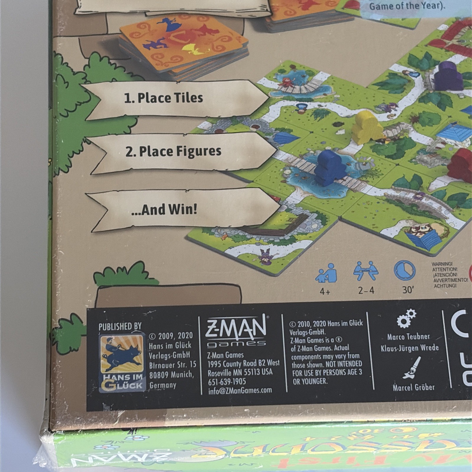 NWT My First Carcassonne Board Game New Sealed Z-Man Games Kids Family Tile Game