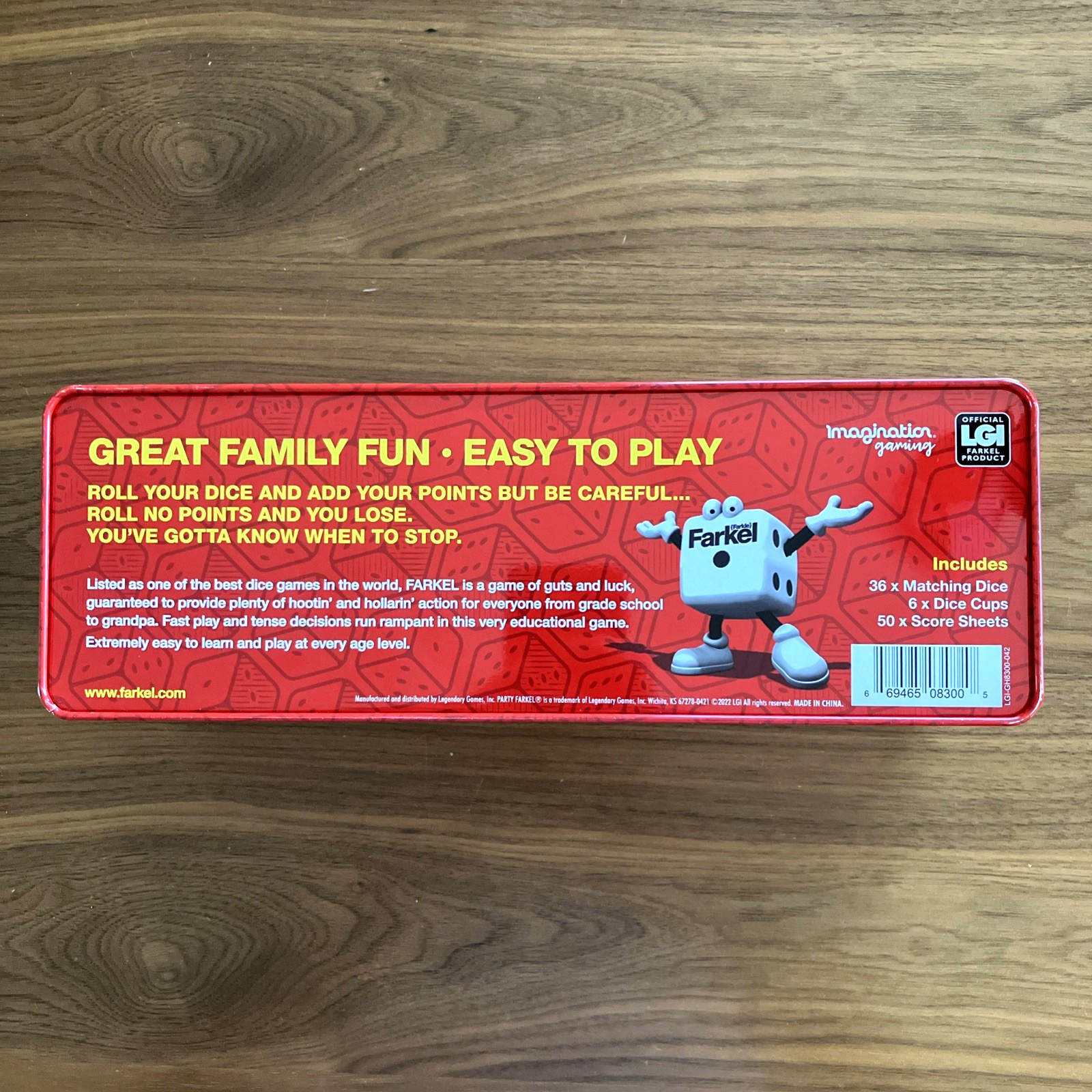 Farkel Party Game Classic Family Dice Game New – NO BOX