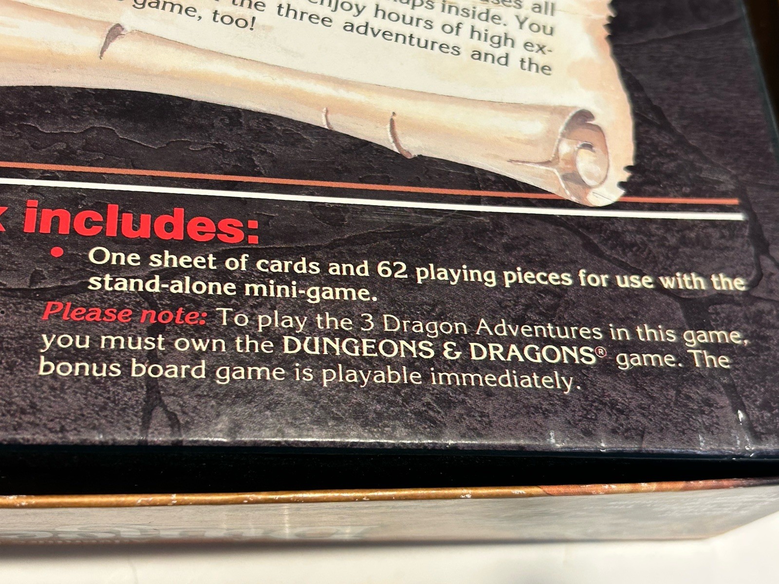 Vintage 1992 D&D Dungeons & Dragons TSR The Dragon’s Den 1073 Complete Unpunched
