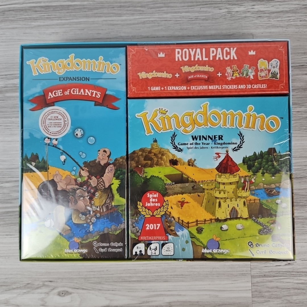 Kingdomino Royal Pack Original Kingdomino And Age Of Giants Expansion NIB