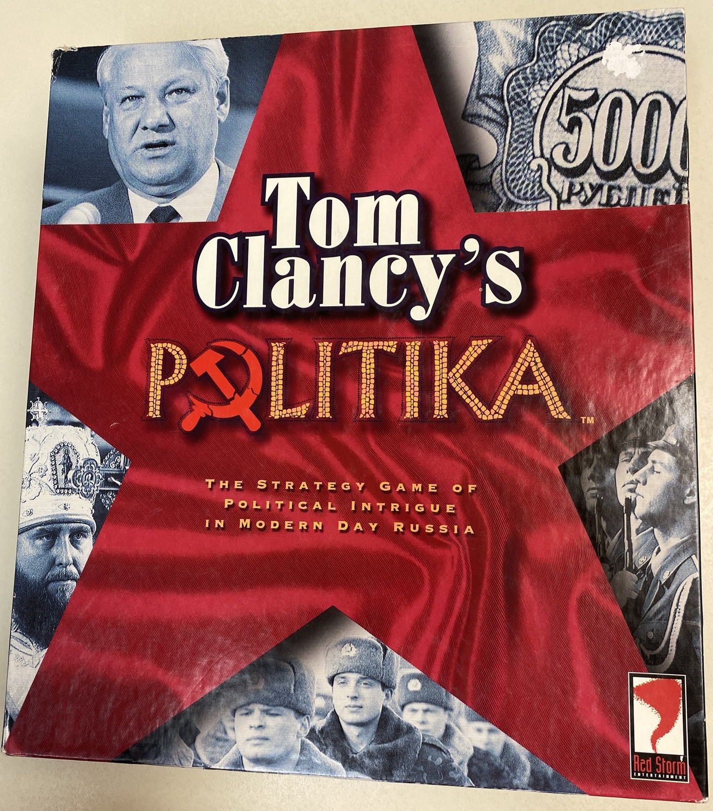 Tom Clancy Politika Board Game 1997 USSR Red Storm Entertainment Opened But New