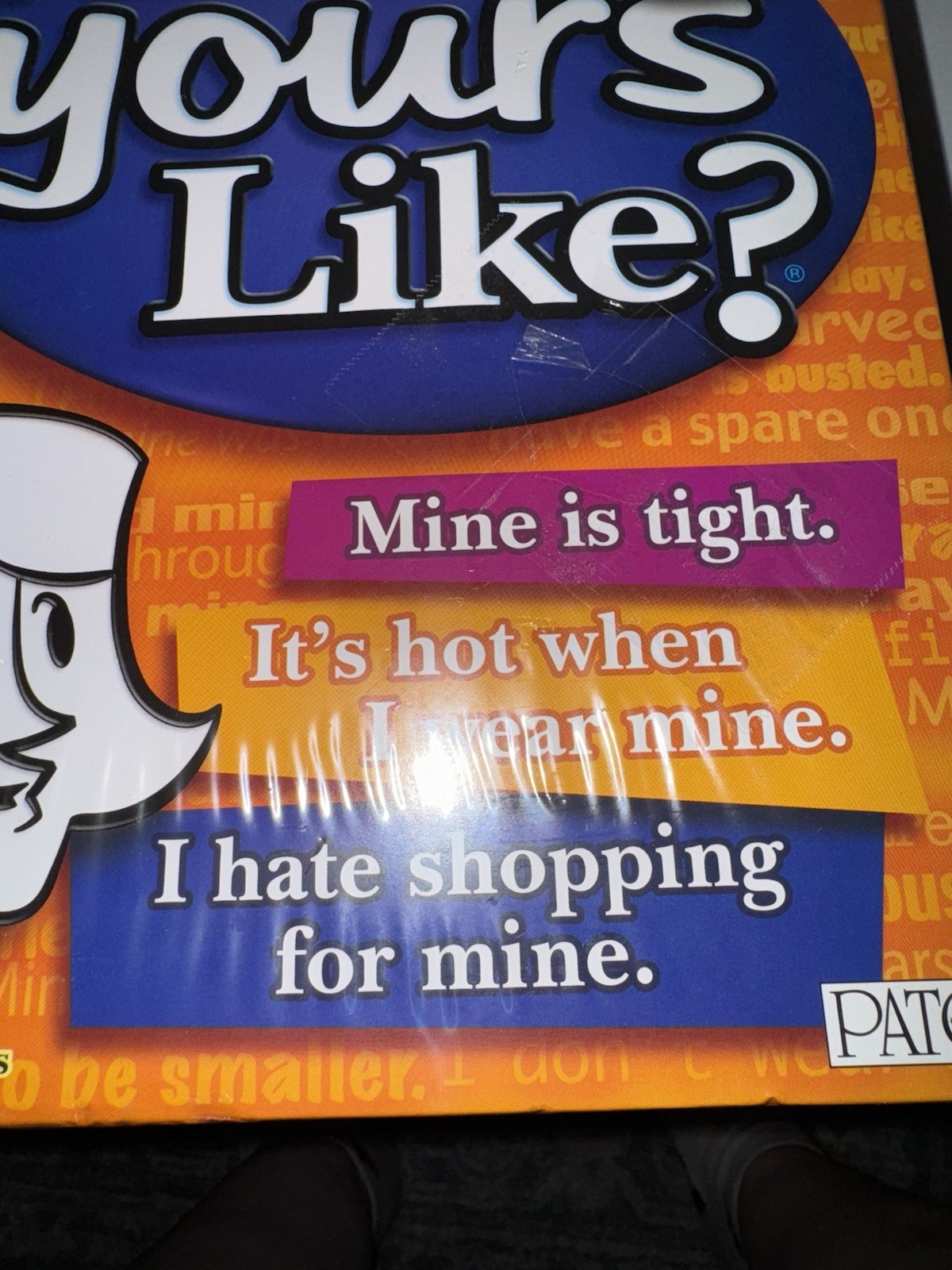 WHAT’S YOURS LIKE? Game by PlayMonster – Brand New Sealed