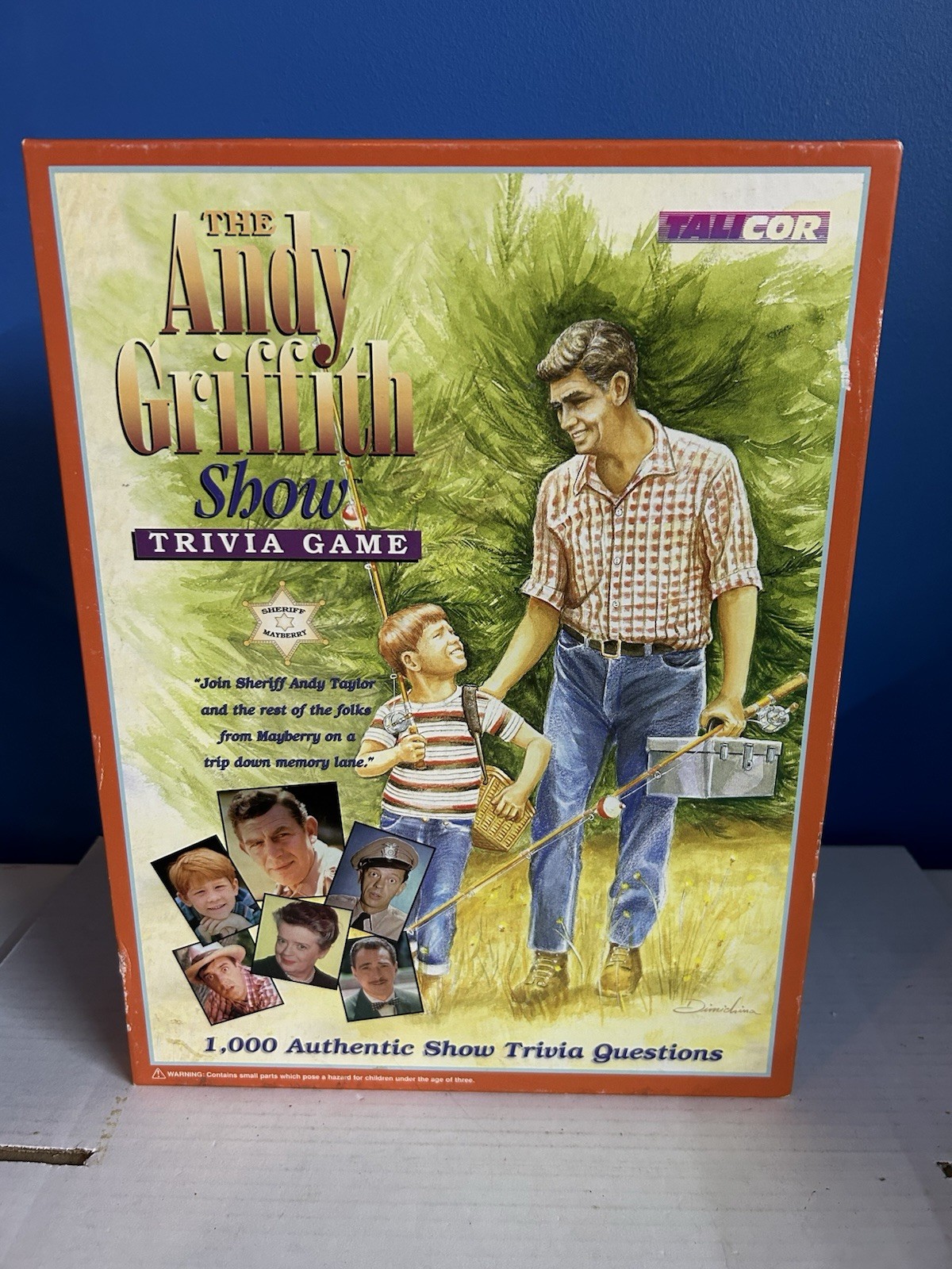 1998 The Andy Griffith Show Trivia Board Game Talicor – COMPLETE!