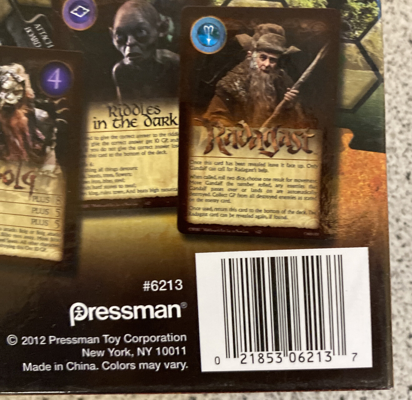 The Hobbit An Unexpected Journey Adventure Board Game Pressman Games