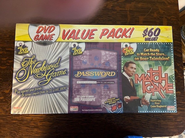 NEW Family Game Night DVD Value Pack Newlywed Game Password Match Sealed