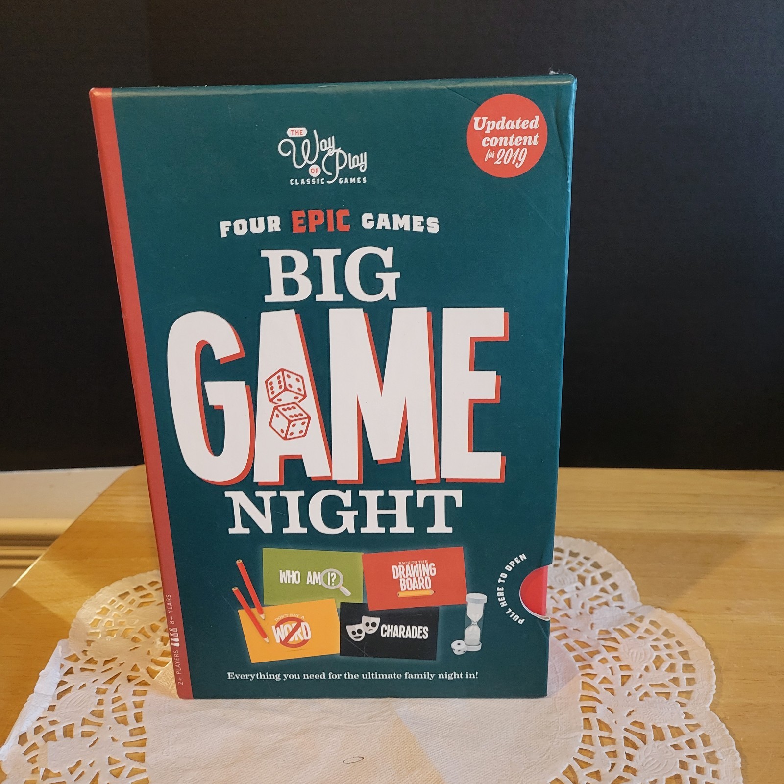 NEW “Big Game Night” For Family Game Night Ages 8+