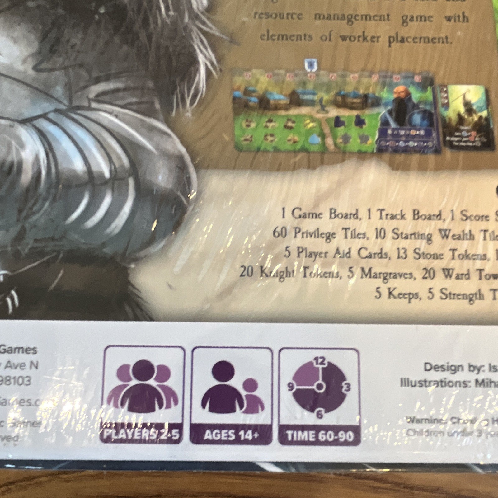 Daily Magic Games Margraves of Valeria Board Game Resource Management 2-5 Playe…