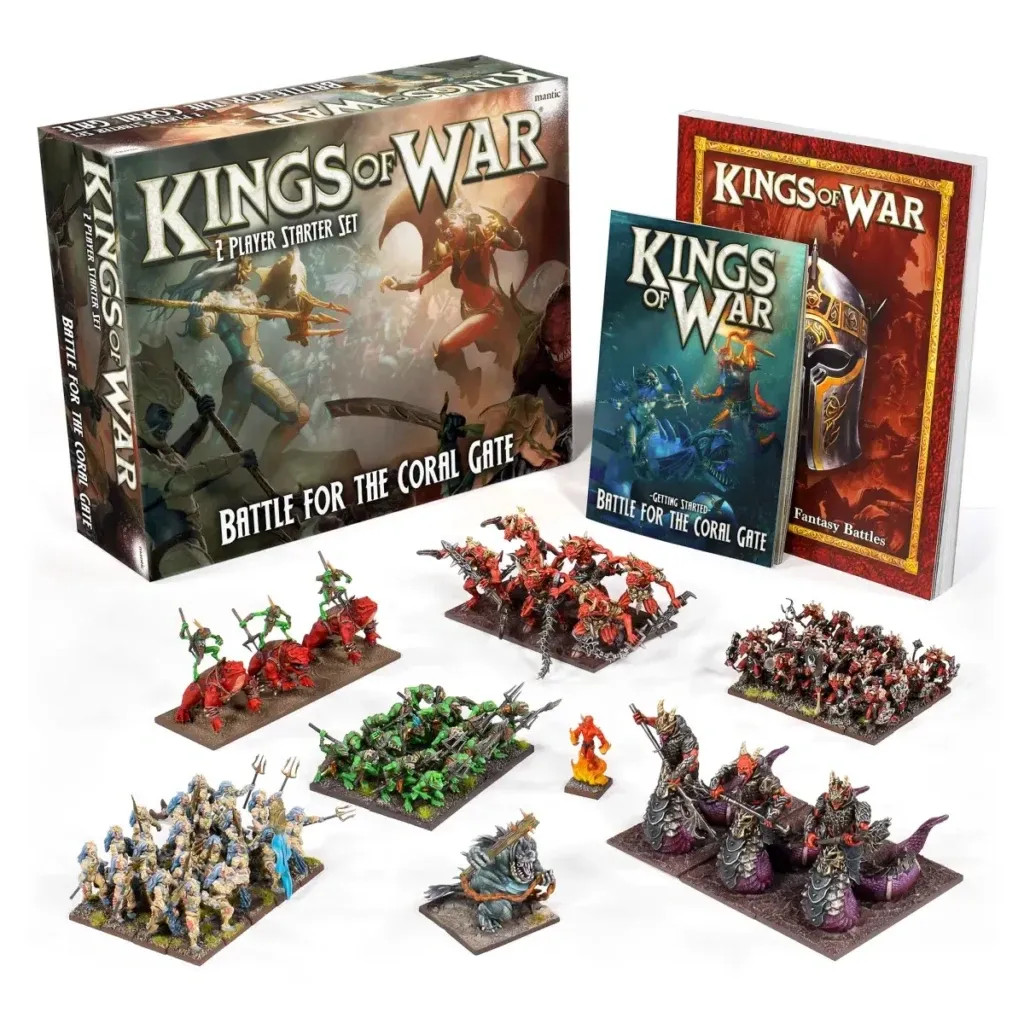 Kings of War:Battle for the Coral Gate 2-Player Starter Set
