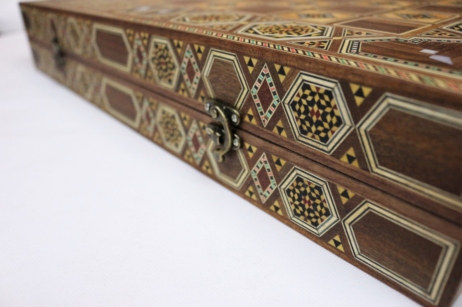 Wooden Backgammon/Chess Board Including Wooden Bricks BT525 S
