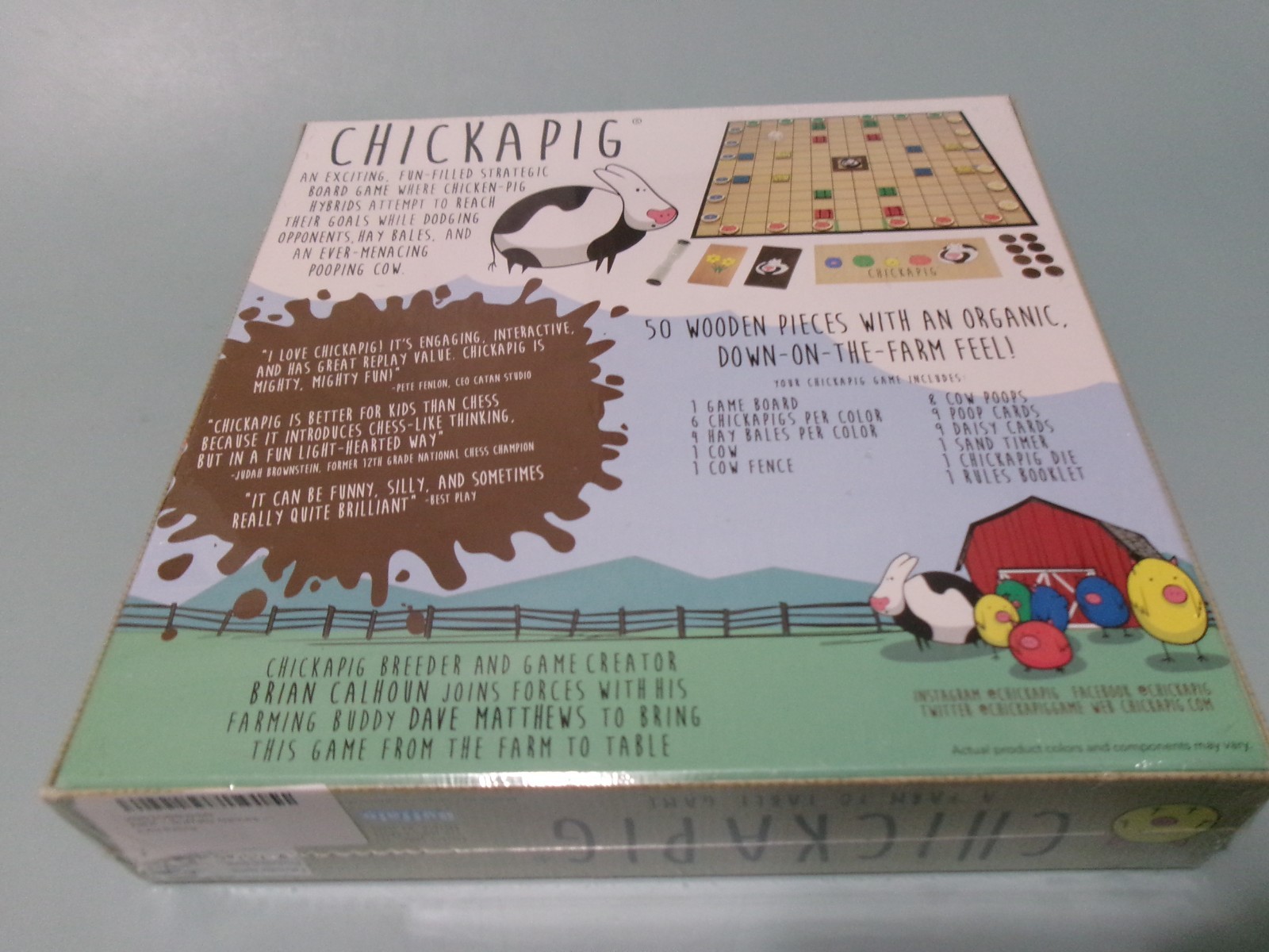 Chick a Pig Buffalo Games Kids Family Board Game NEW Strategic Age 8+ 2-4 Player