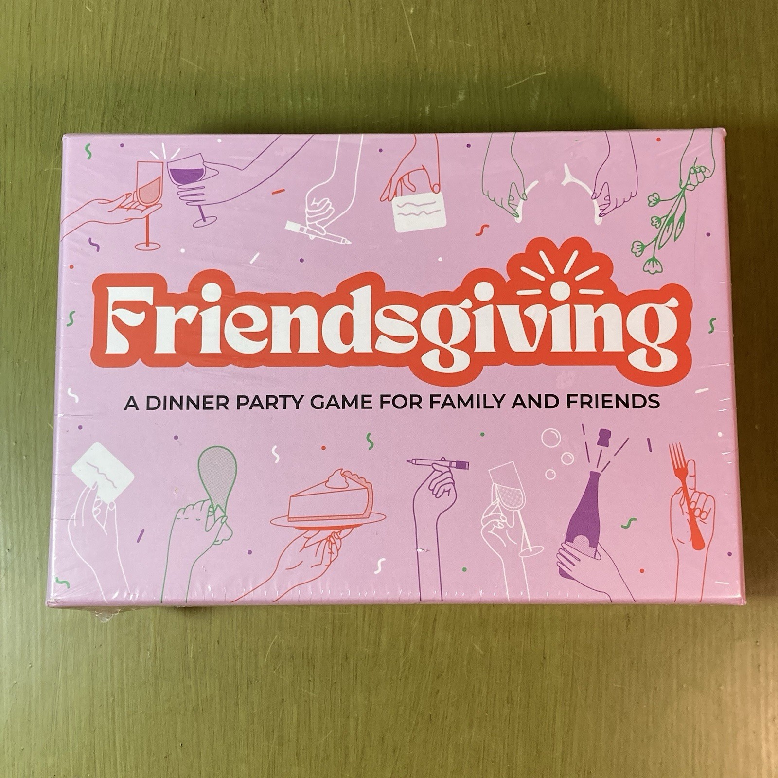 Friendsgiving Dinner Party Game for Family & Friends 4+ Players Ages 15+ Sealed