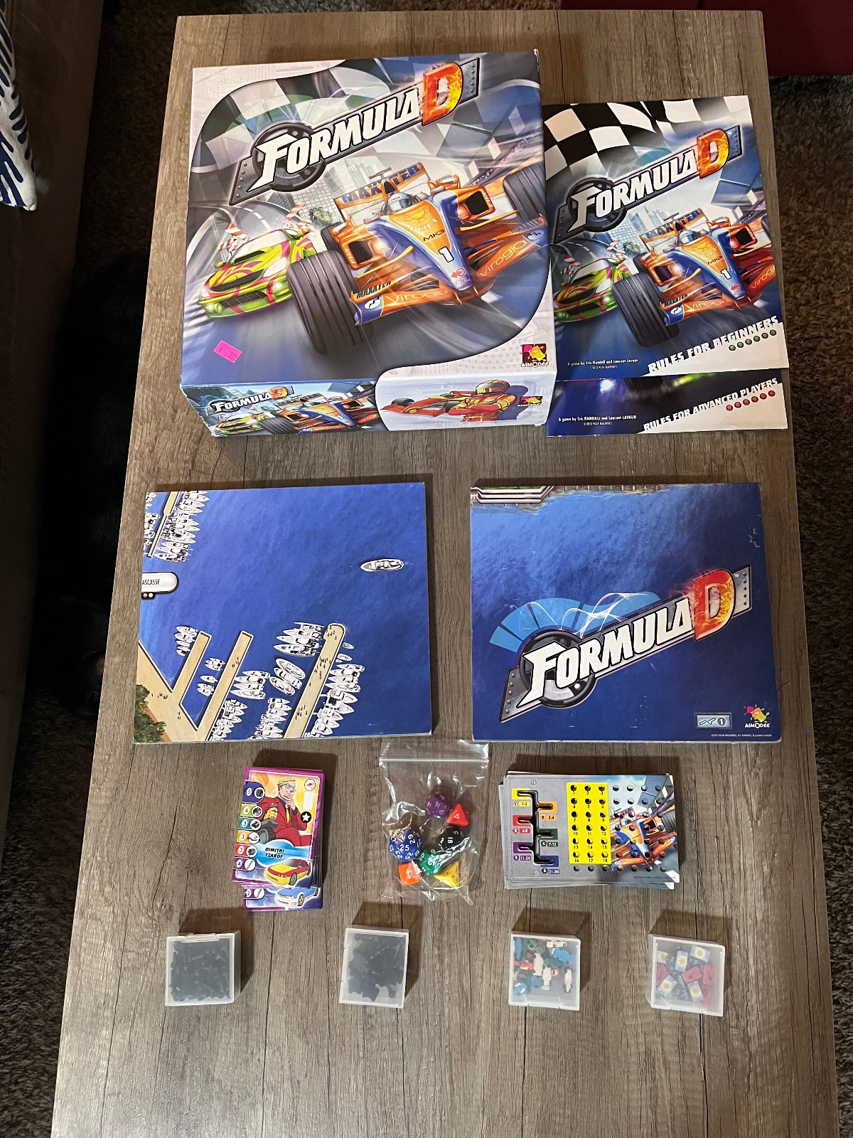 Formula D Board Game by Asmodee COMPLETE