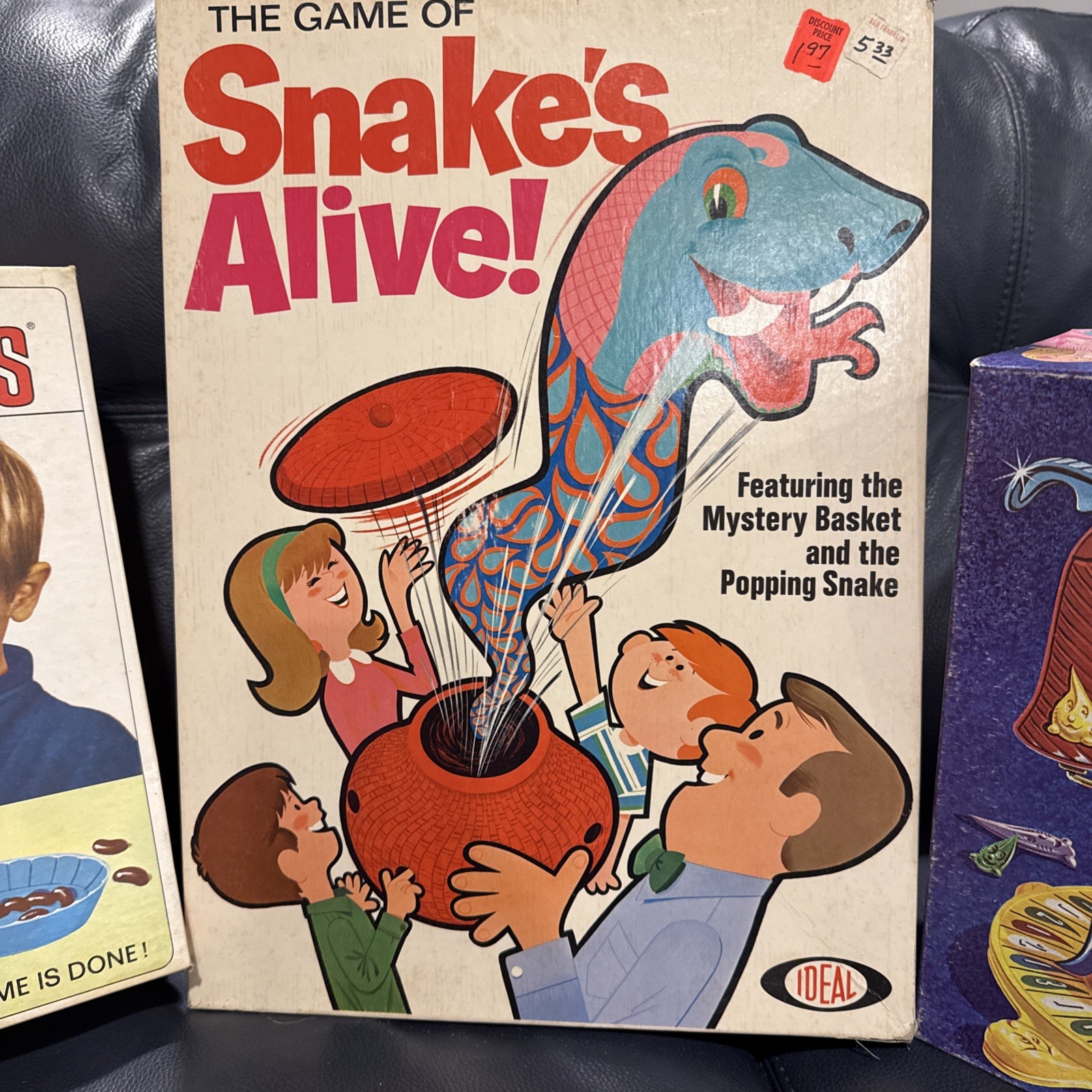 60s Games Lot- Don’t Spill the Beans, Mystery Zodiac, Cold Feet, Snakes Alive