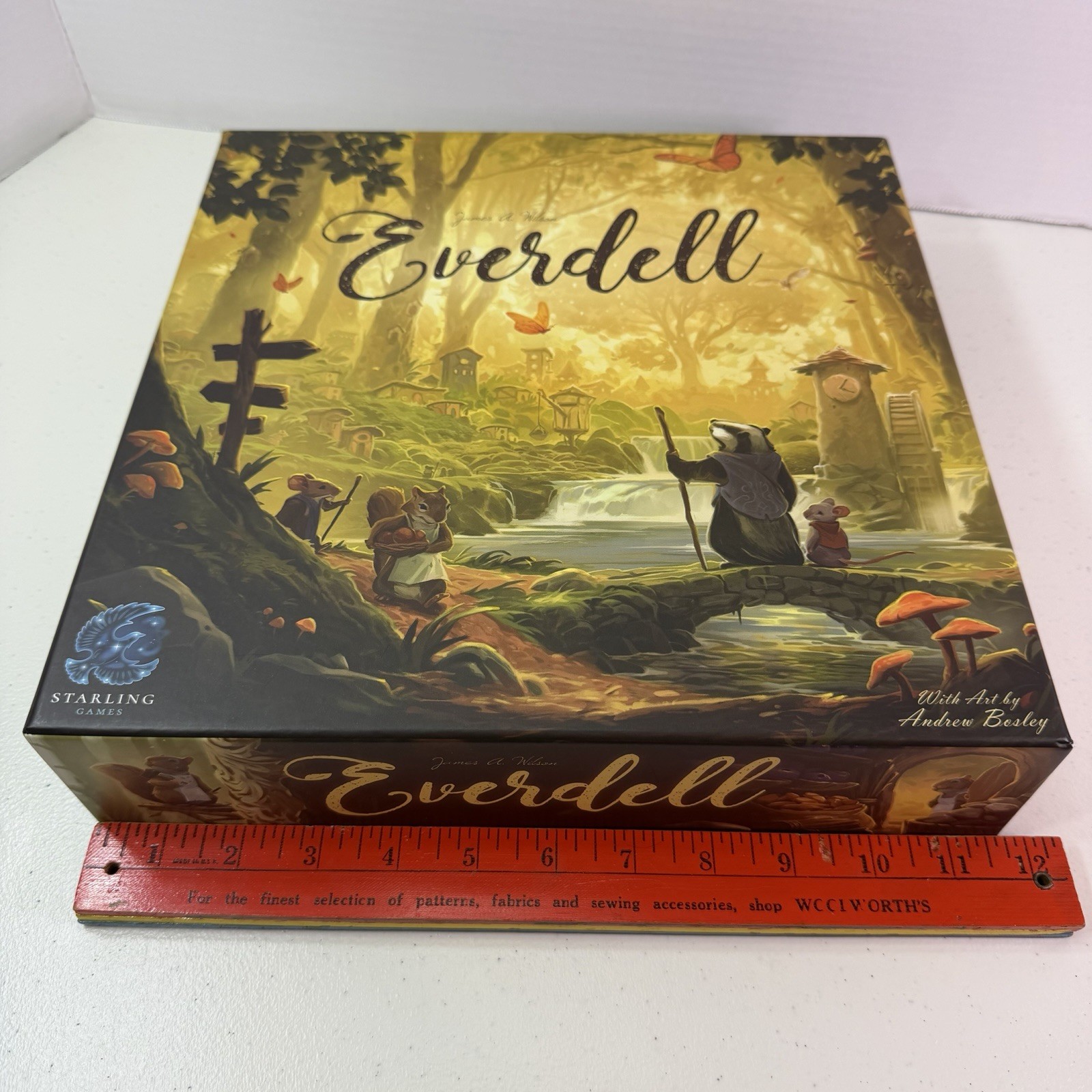 Everdell Board Game 2nd Edition Starling Games Unplayed Cards Sleeved COMPLETE