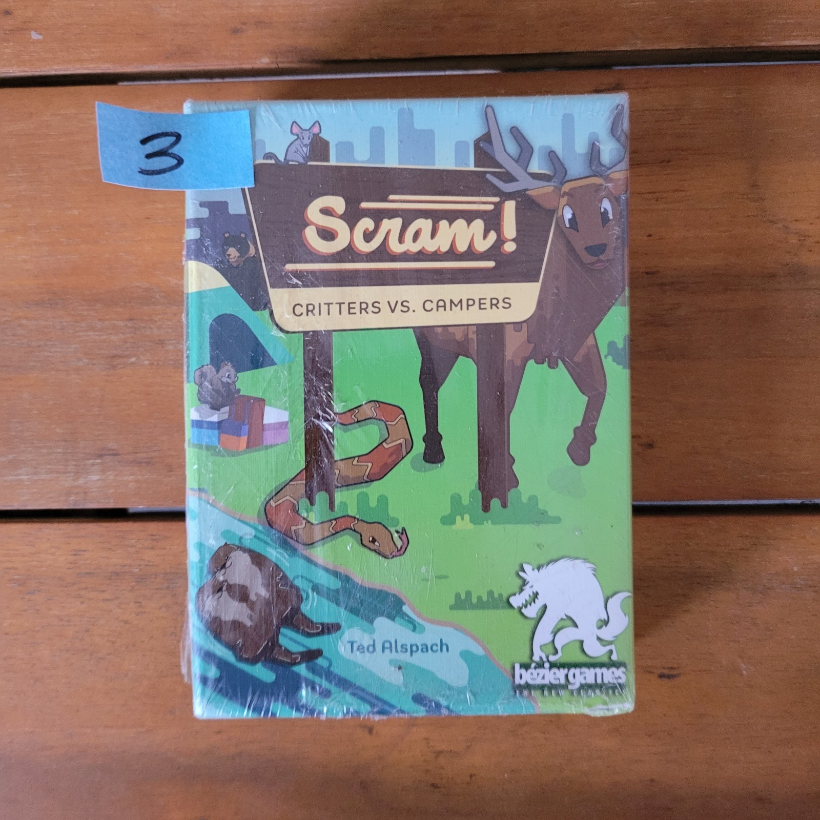 Scram! by Bezier Board Games NEW SEALED CARD GAME with Awesome Art & Critters