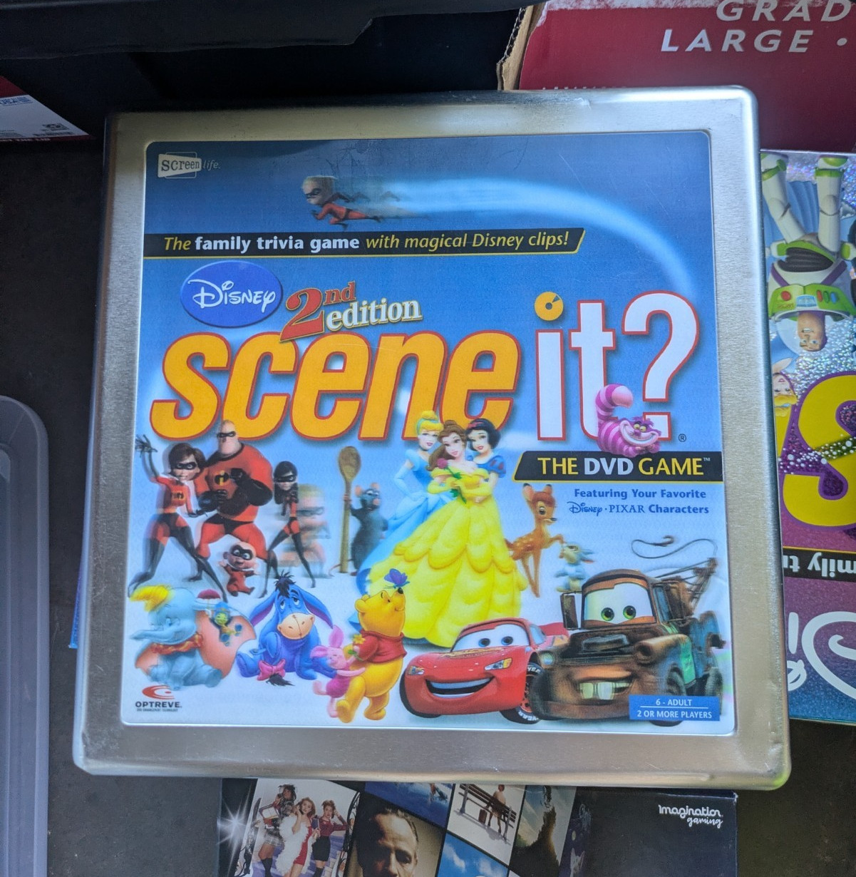 Disney Scene It? Disney 2nd Edition DVD Trivia Game, 2+ Players, Ages 6+
