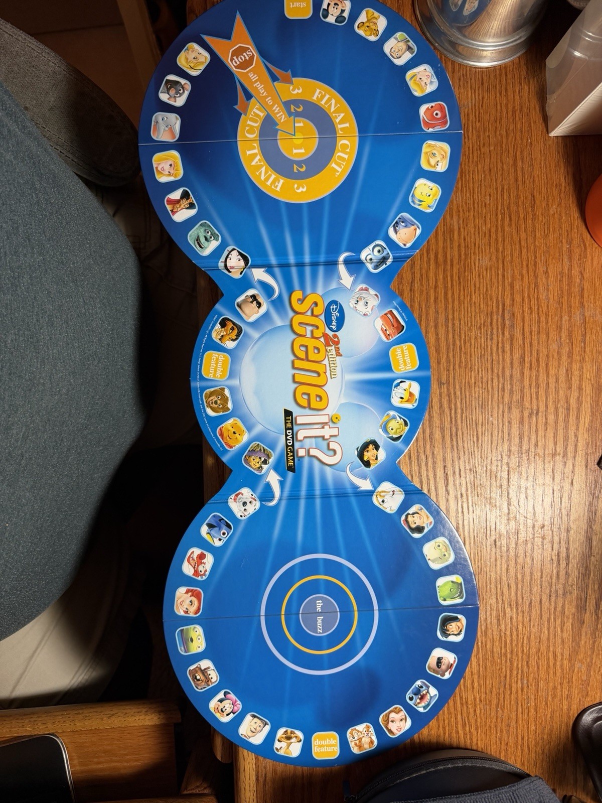 Screenlife Disney Scene It? 2nd Edition Deluxe DVD Board Game 2+ Players