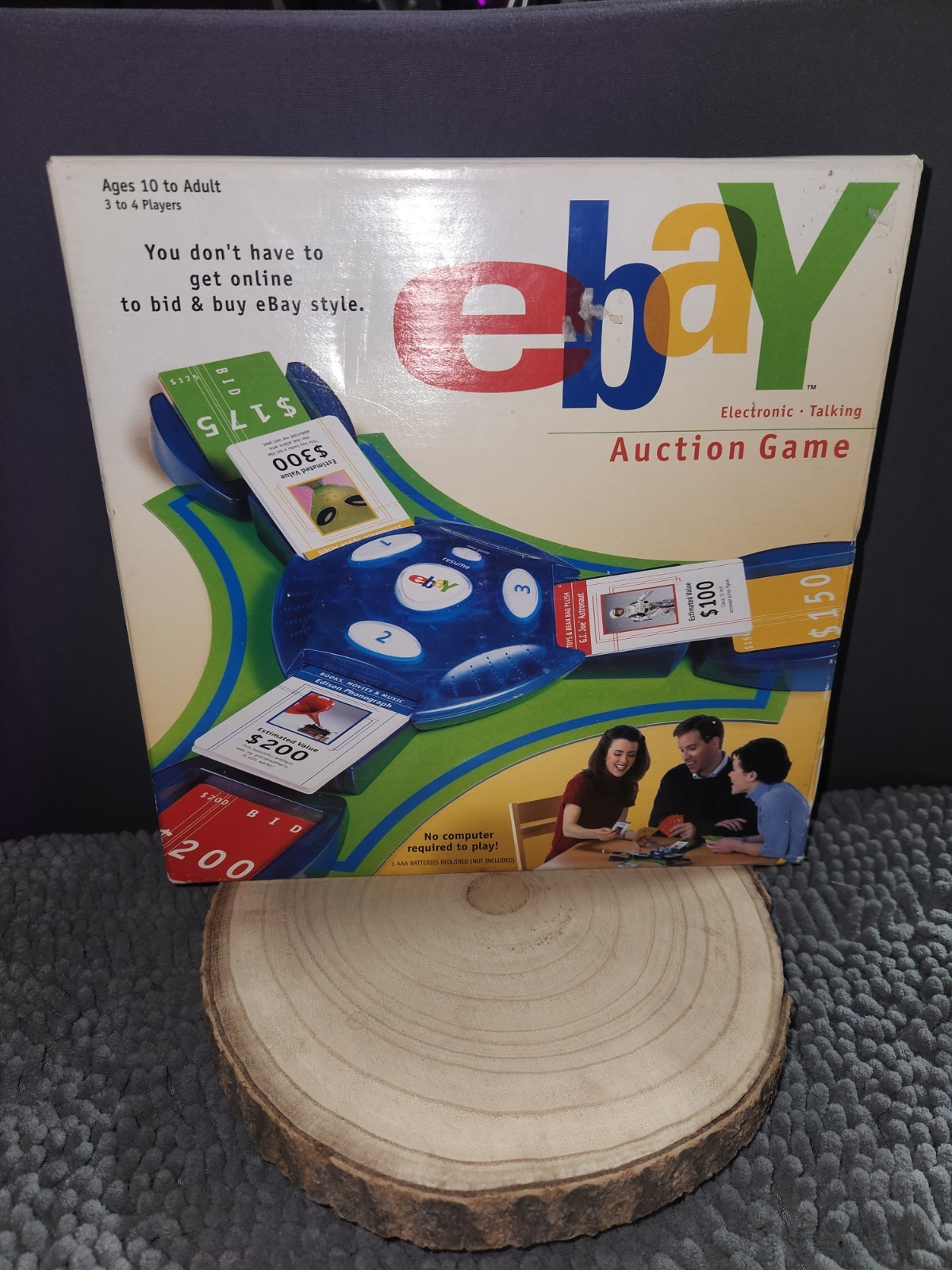 Ebay Electronic Auction Game (Parker Brothers) New/Sealed~Box Flawed