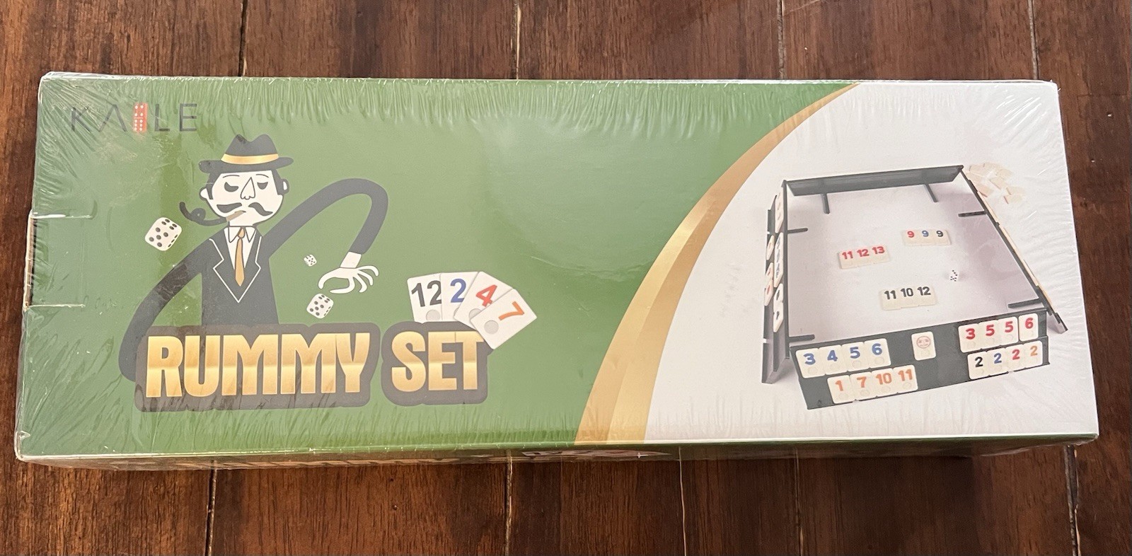 Kaile Rummy Set with Metal Carrying Case NEW