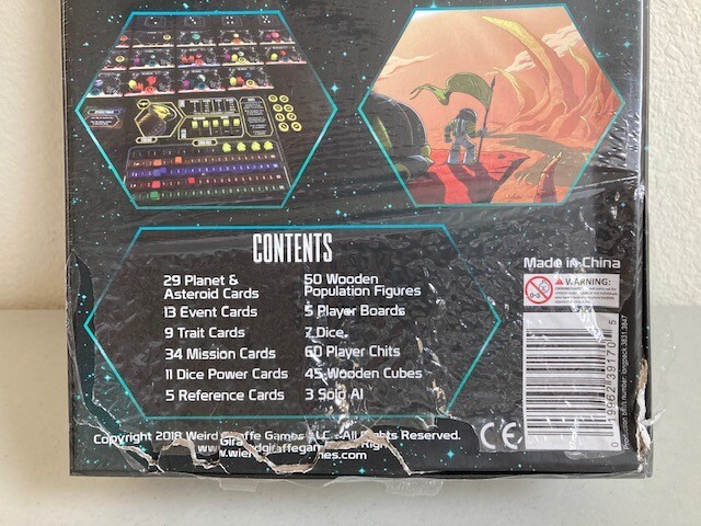 Stellar Leap Board Game by Carla Kopp New & Sealed Box SOME DENT Discounted