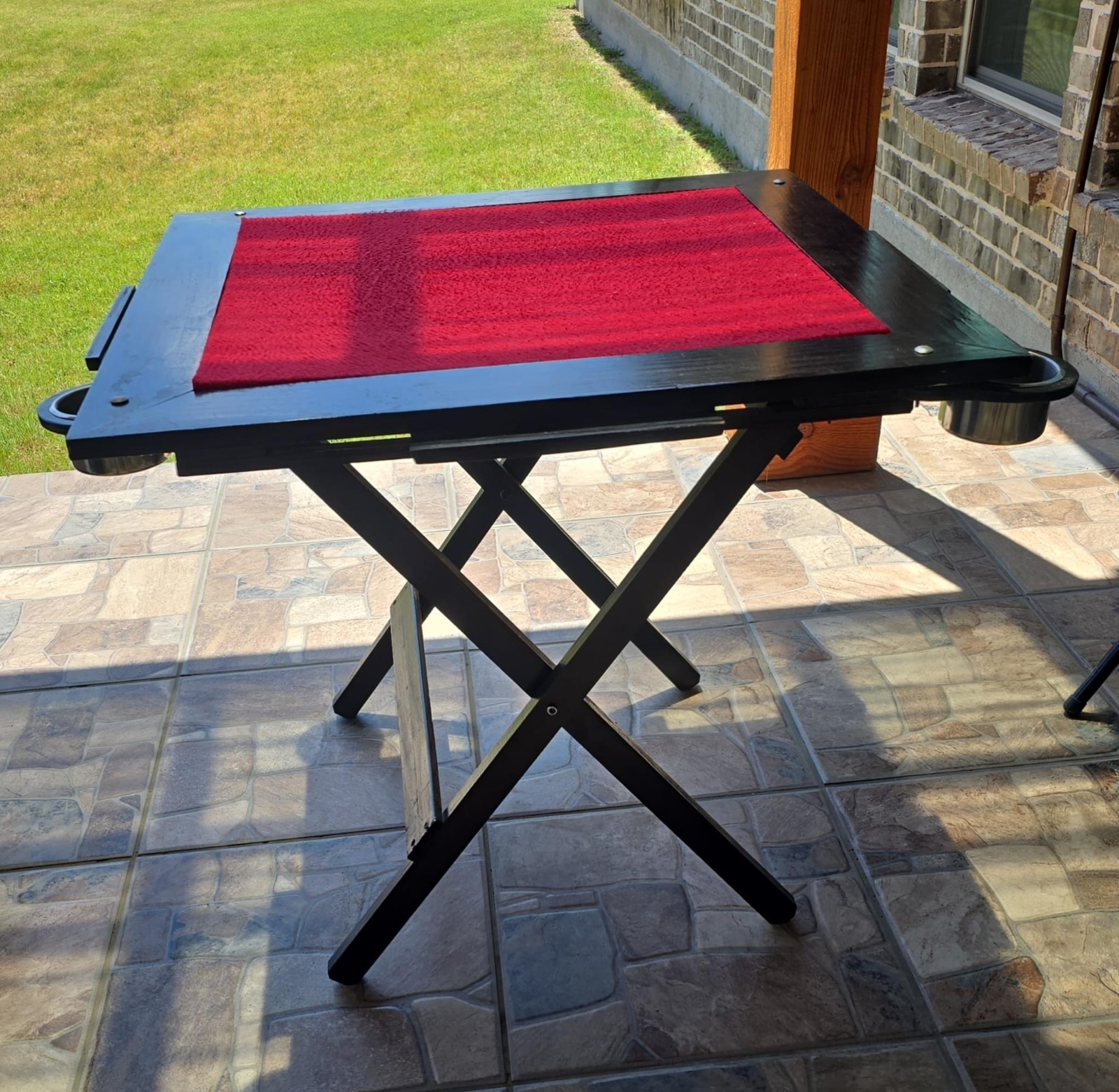 Dark Walnut Domino Table by Domino Tables by Art
