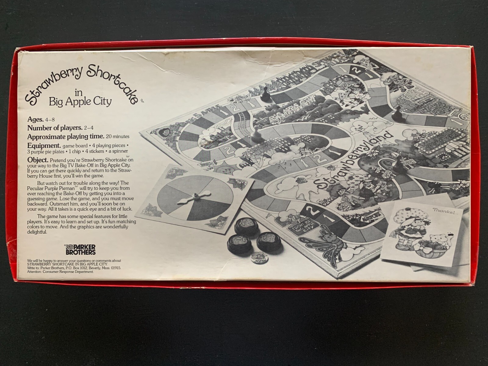 1981 Strawberry Shortcake In Big Apple City Game COMPLETE+Match Game+Meet SS DVD