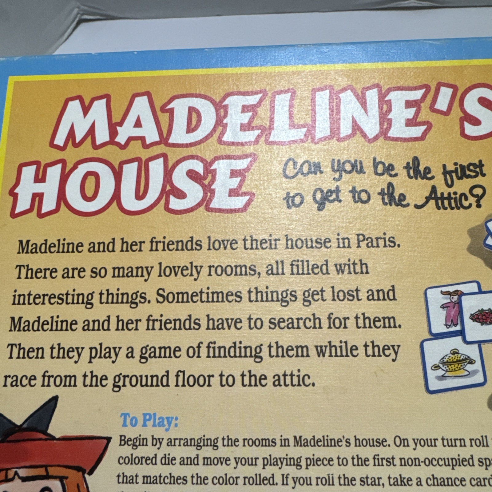 Madeline’s House Board Game by Ravensburger 1995, 2-4 Players, Ages 4-8 Complete