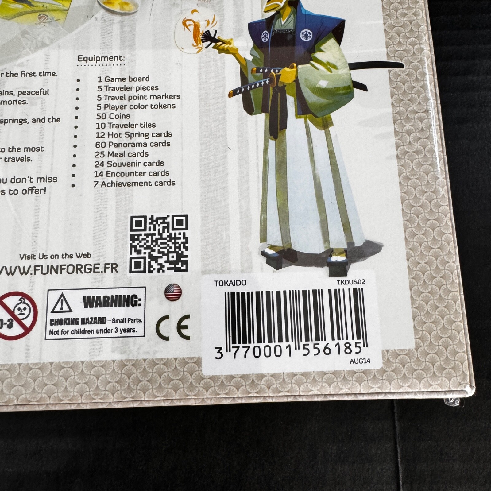 Tokaido FUN FORGE Board Game 1st Edition 2014 Antoine Bauza Naiade Sealed