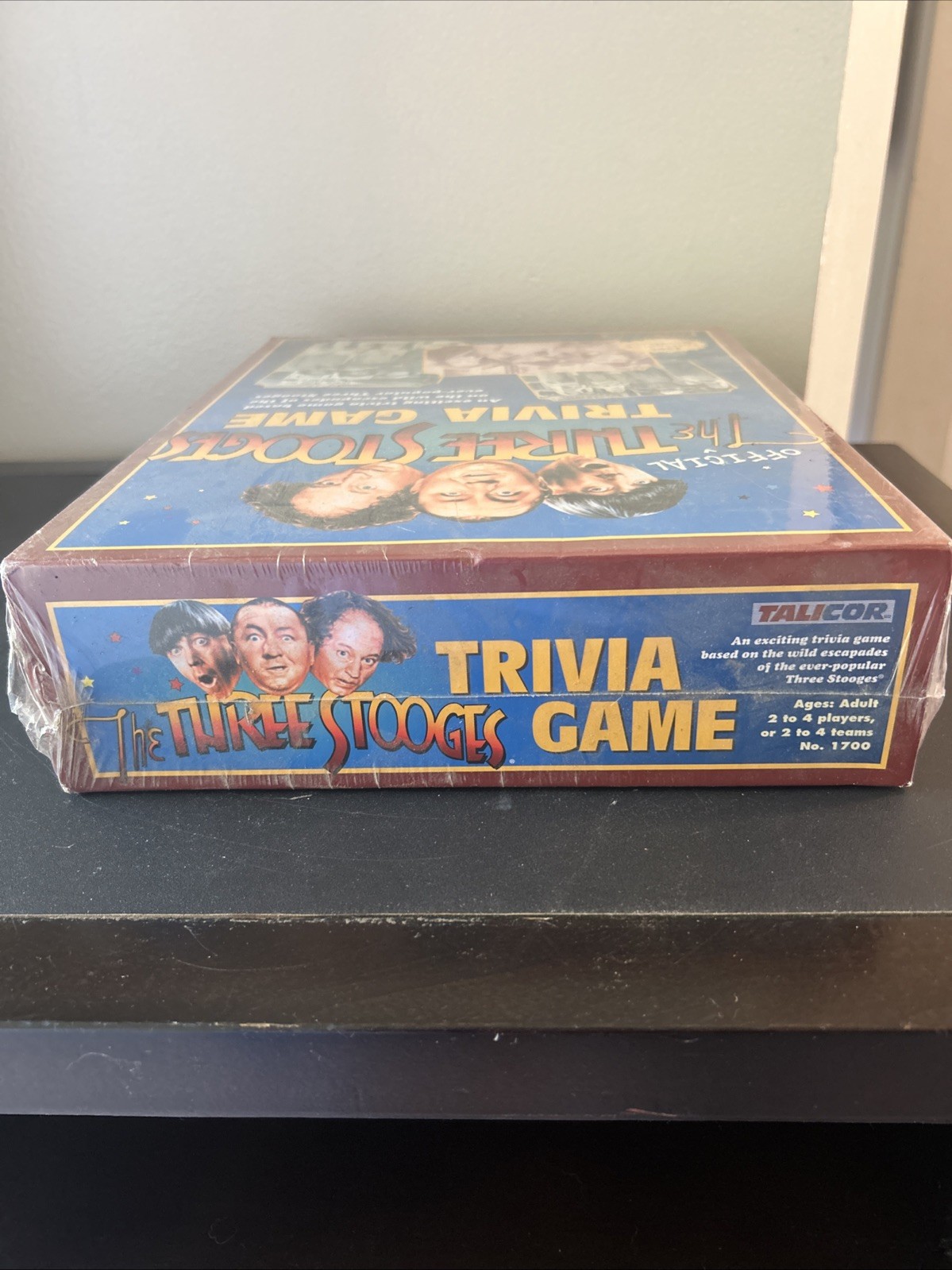The Official Three Stooges Trivia Game Sealed In Plastic 2000 By Talicor