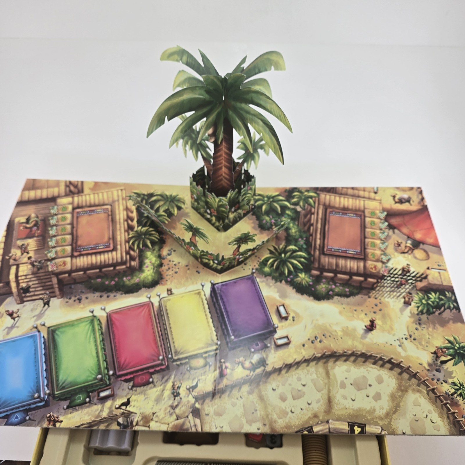 Camel up Board Game Second Edition Eggert Spiele Pop Up Palm Trees 99% Complete