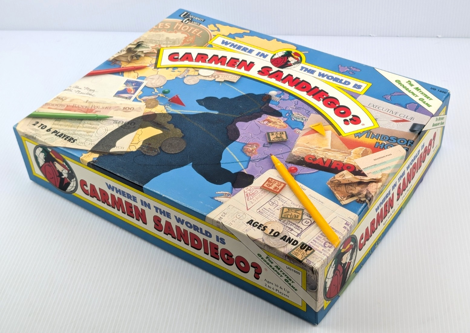 1992 Where in the World is Carmen Sandiego 100% COMPLETE University Games