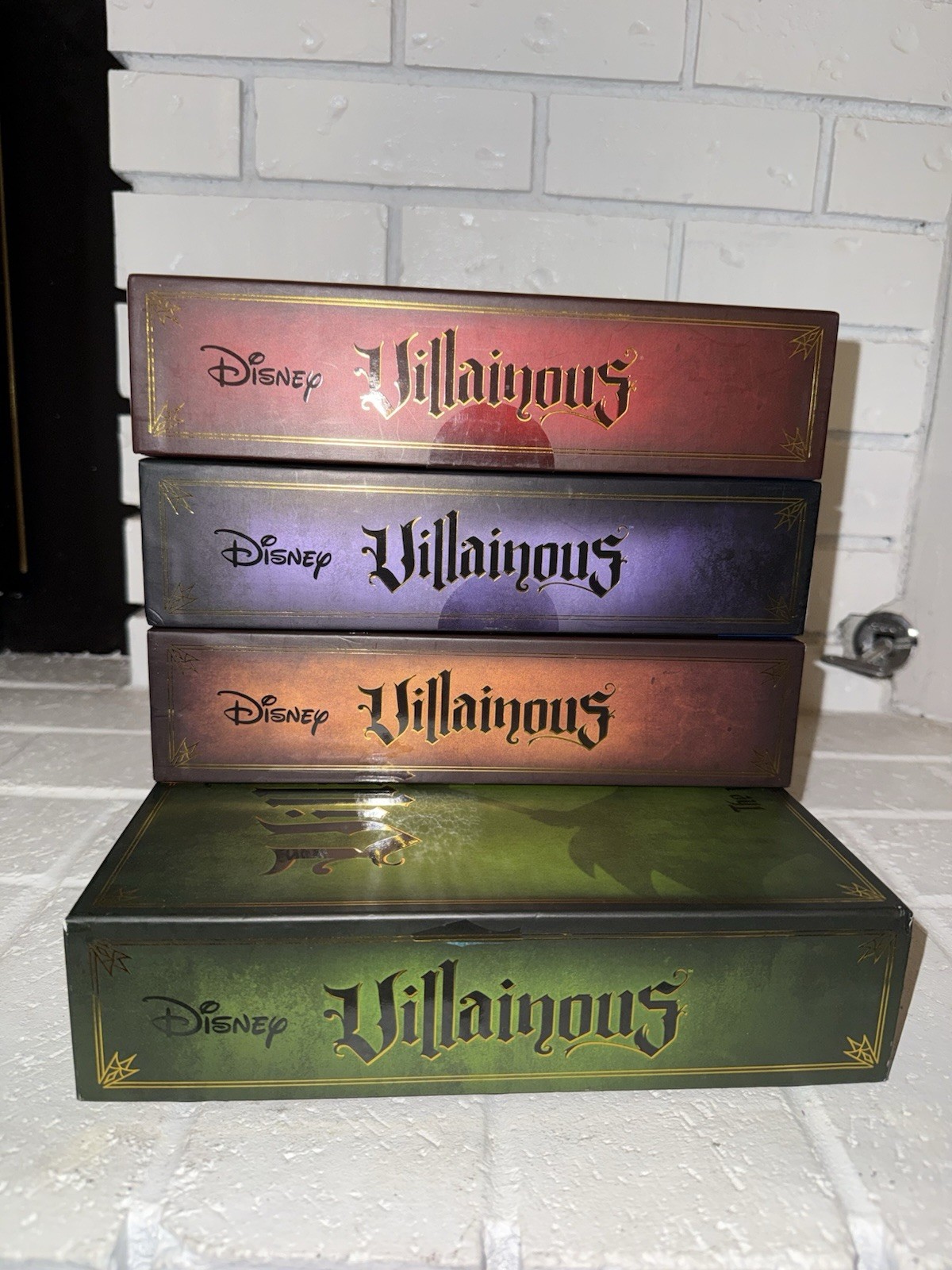 Disney Villainous Lot of 4 Board Games Sealed Ravensburger Wicked to the Core +