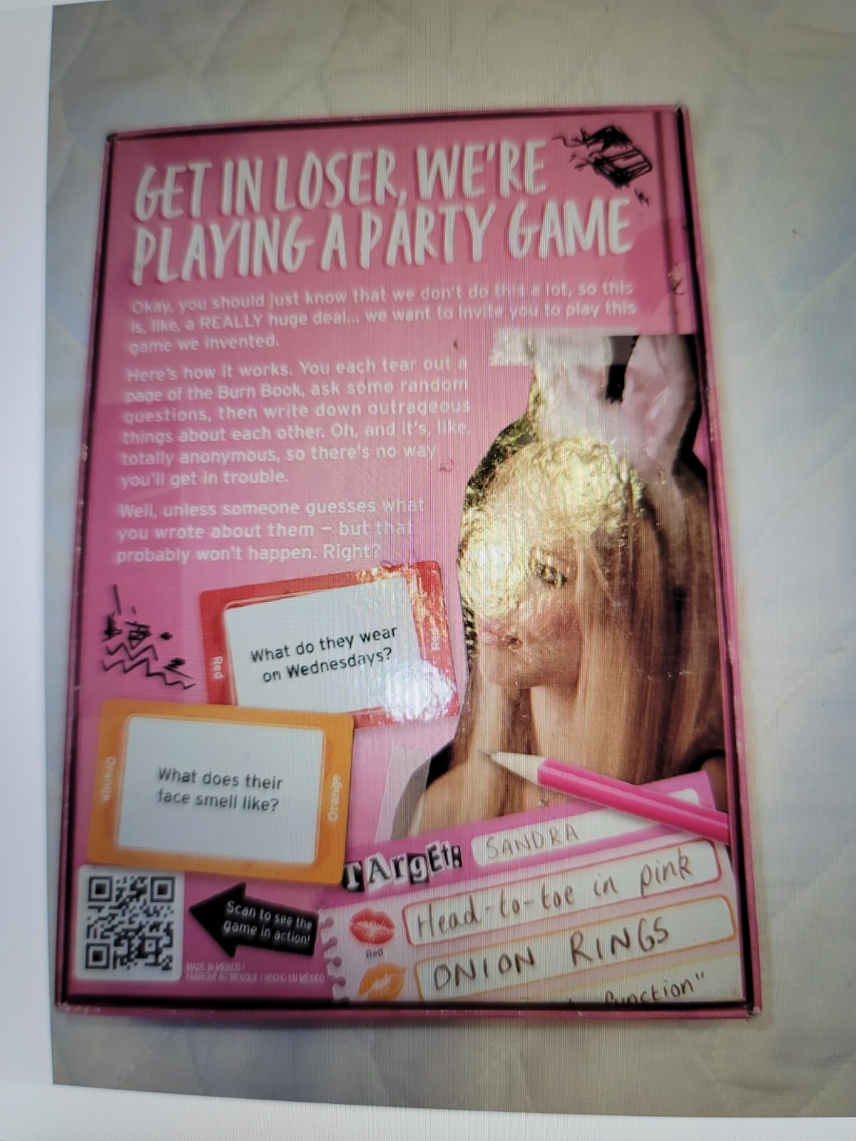 MEAN GIRLS Burn Book The Party Game Board Game By Big Potato Games Truth Bombs