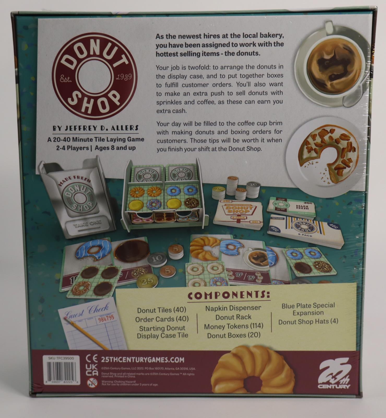 Donut Shop Deluxe Edition Boardgame by 25th Century Games