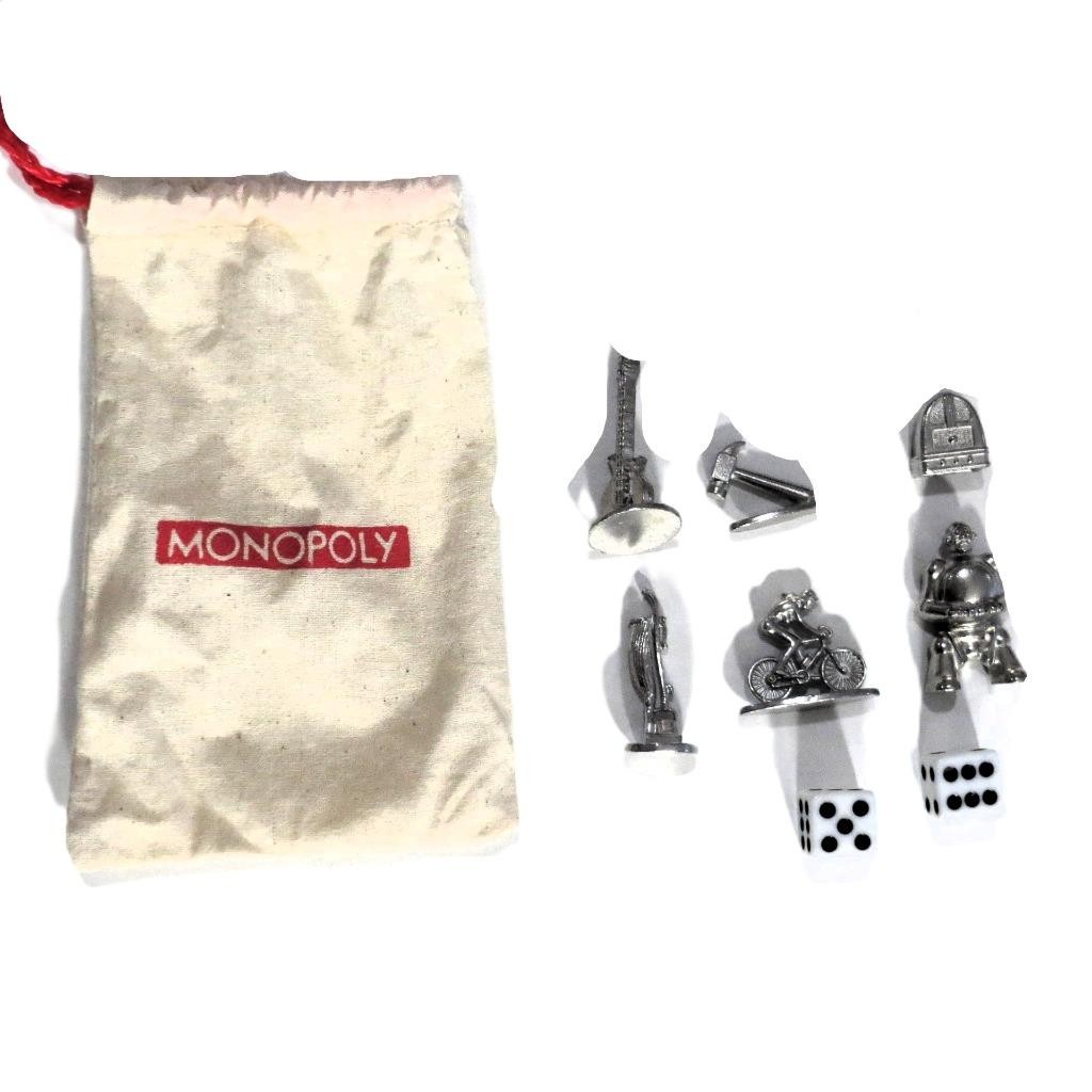 Monopoly Queen Freddie Mercury Brian May Edition 6 Tokens Dice Bag Parts Pieces
