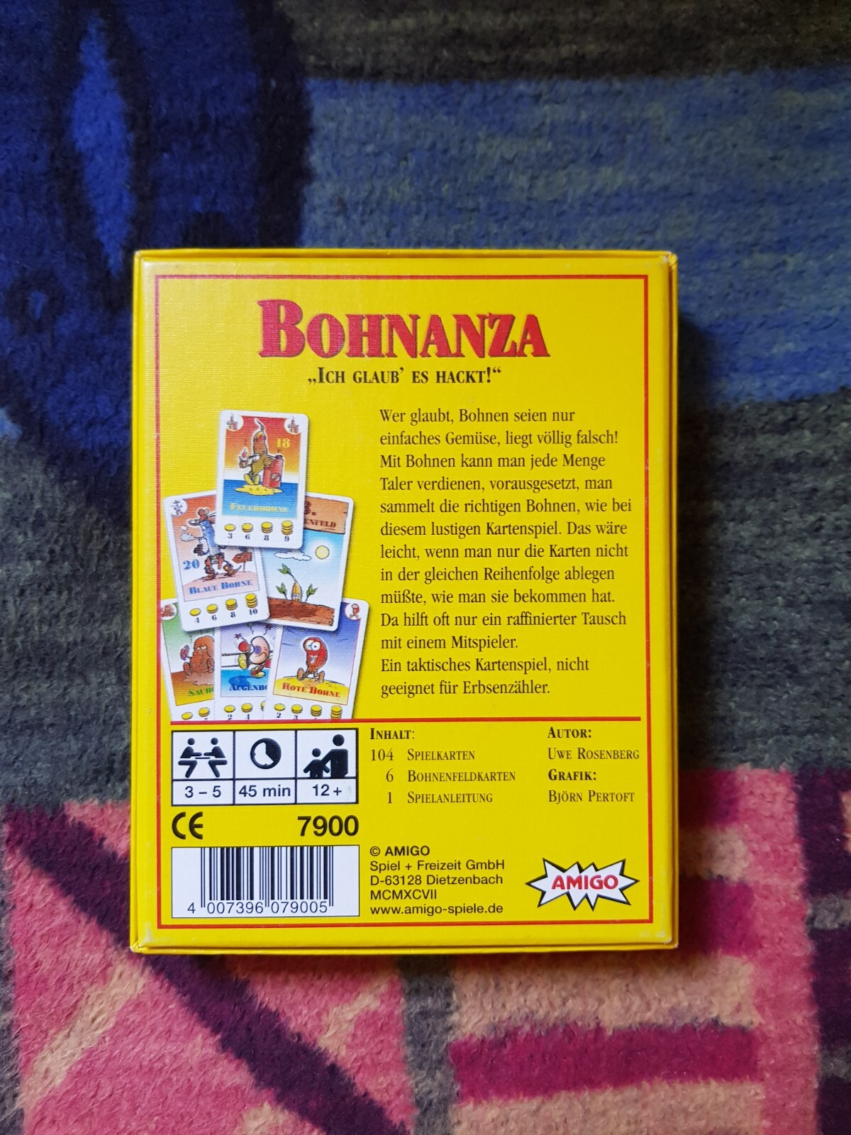 BOHNANZA ++ UWE ROSENBERG ++ SEHR GUTER ZUSTAND ++ KOMPLETT