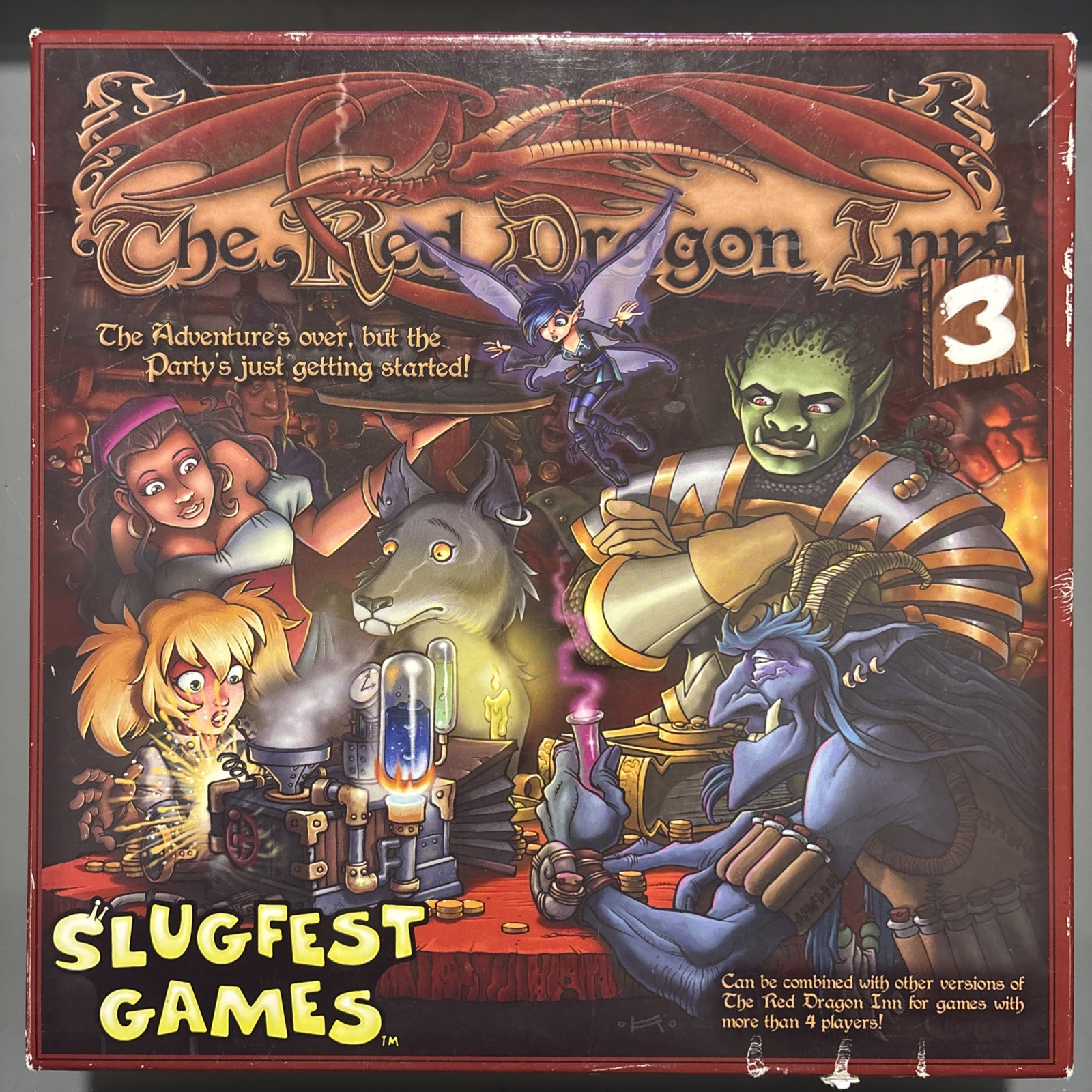 The Red Dragon Inn 3 Board Game Complete – Slugfest Games 2-4 Players