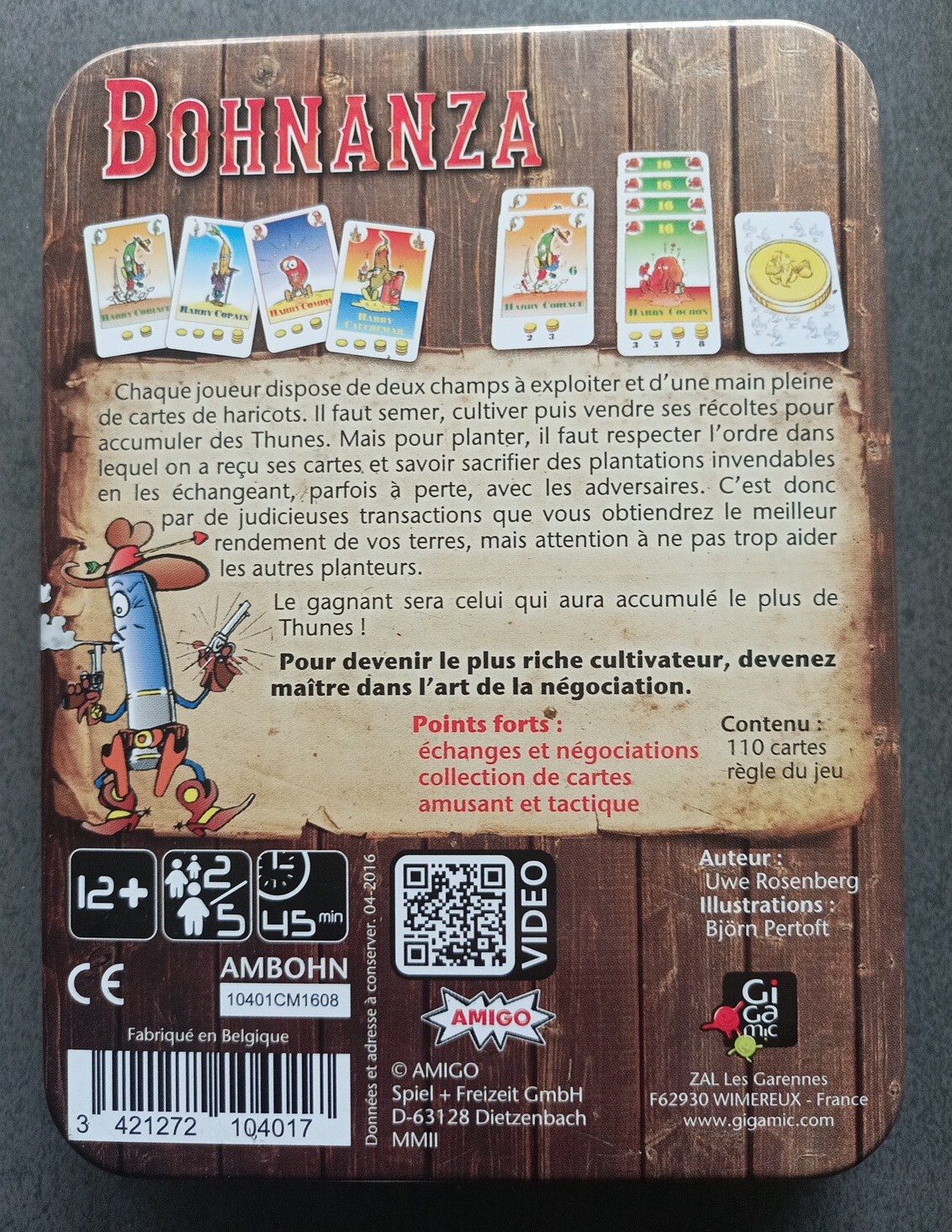 Bohnanza, strategy game, sow, grow and sell!