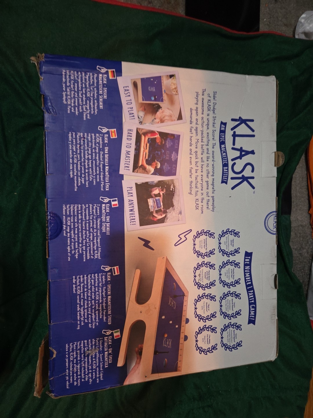 Klask Game An Epic Magnetic Battle Designed In Denmark Asmodee New Open Box Comp