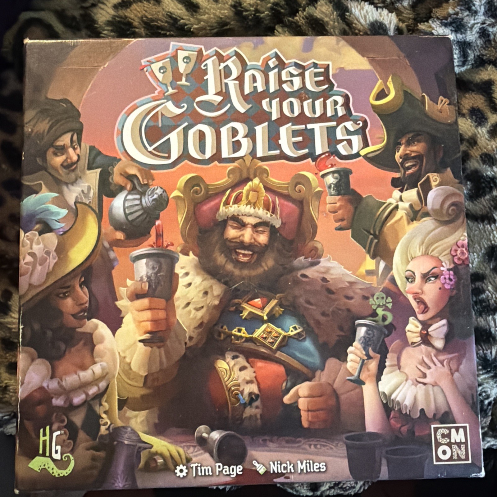 2016 CMON Horrible Games Raise Your Goblets Board Game