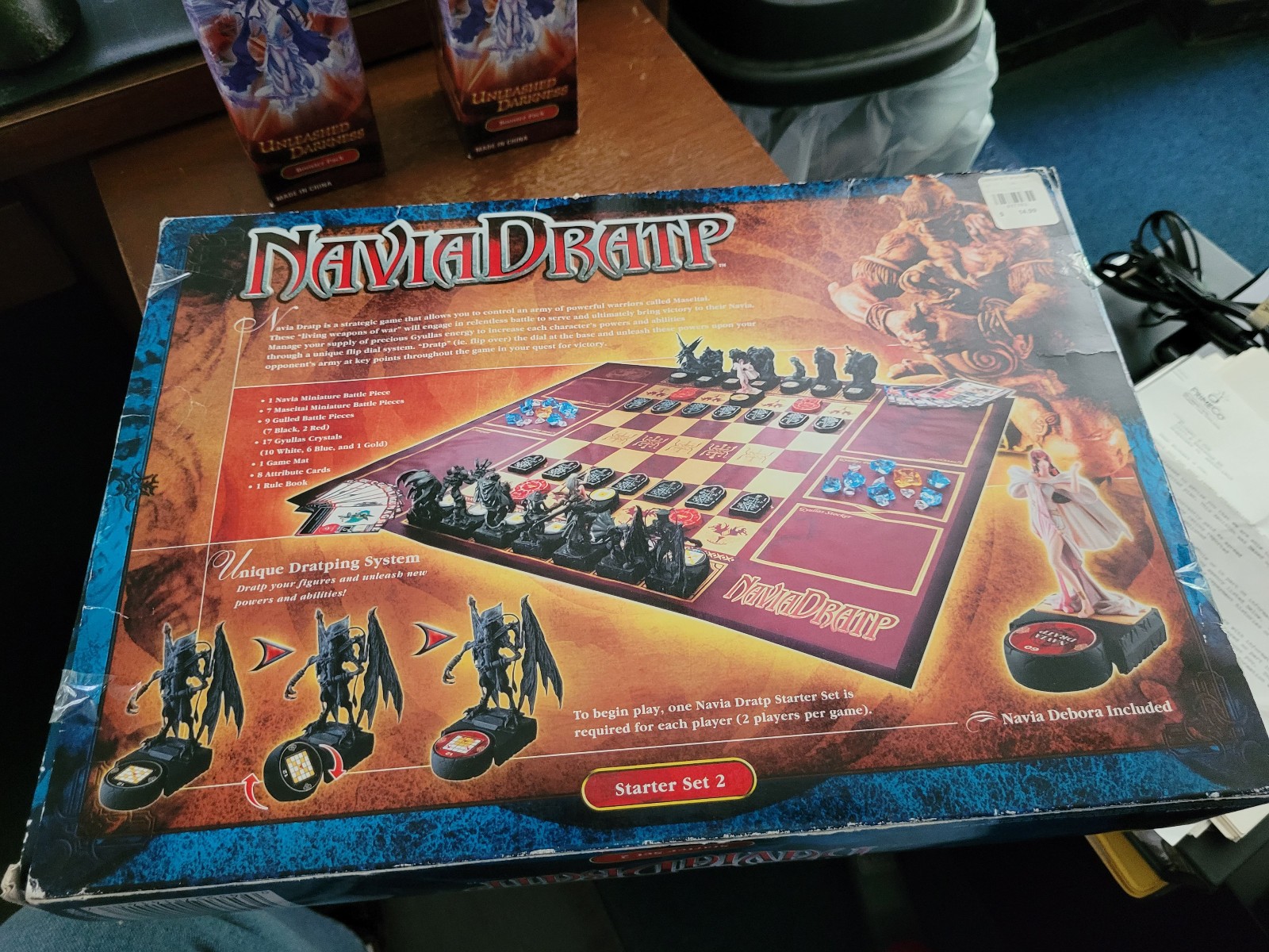 Navia Dratp Collectible Miniatures Game Starter Set + 2 Booster Packs
