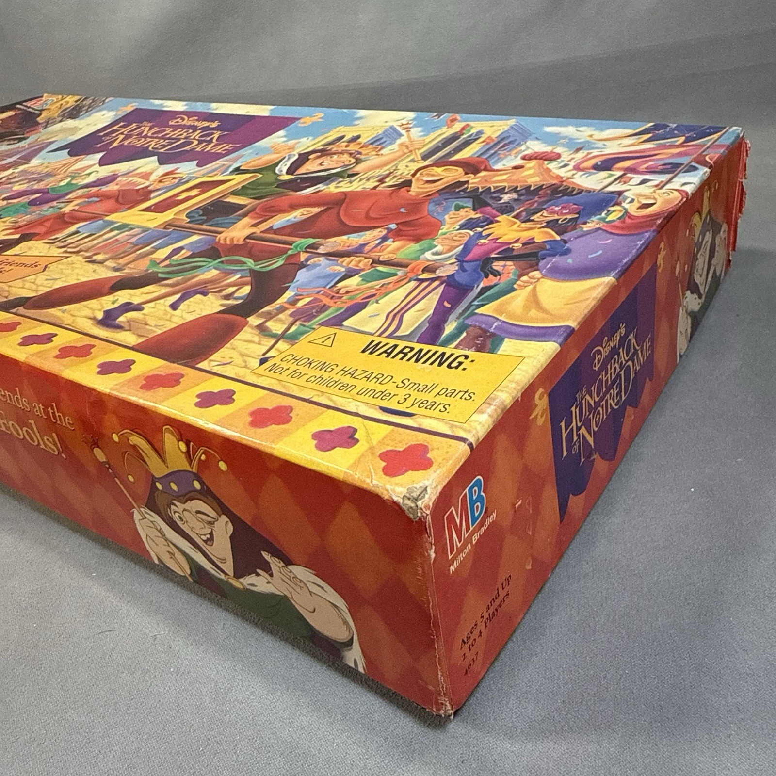 Milton Bradley 1995 Disney Hunchback of Notre Dame 3D Board Game NEW Open Box