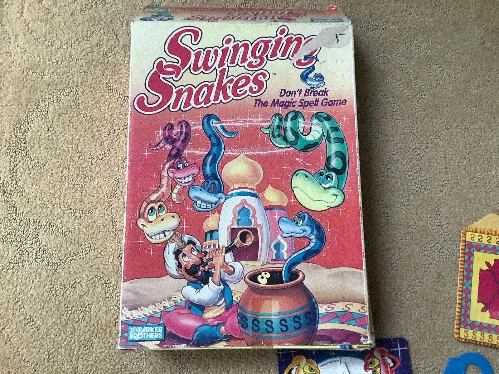 Vintage 1993 Parker Brothers Game Swinging Snakes