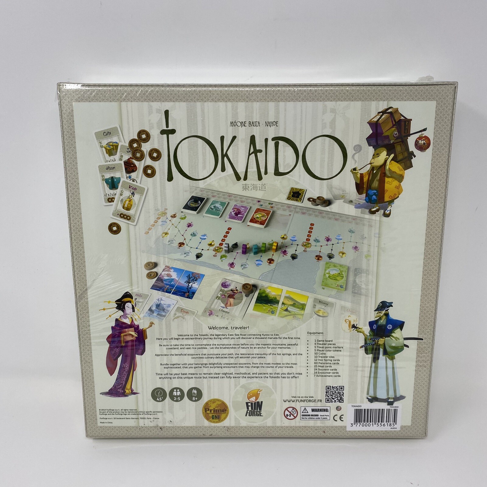 Tokaido Board Game Fun Forge Sealed New 2014