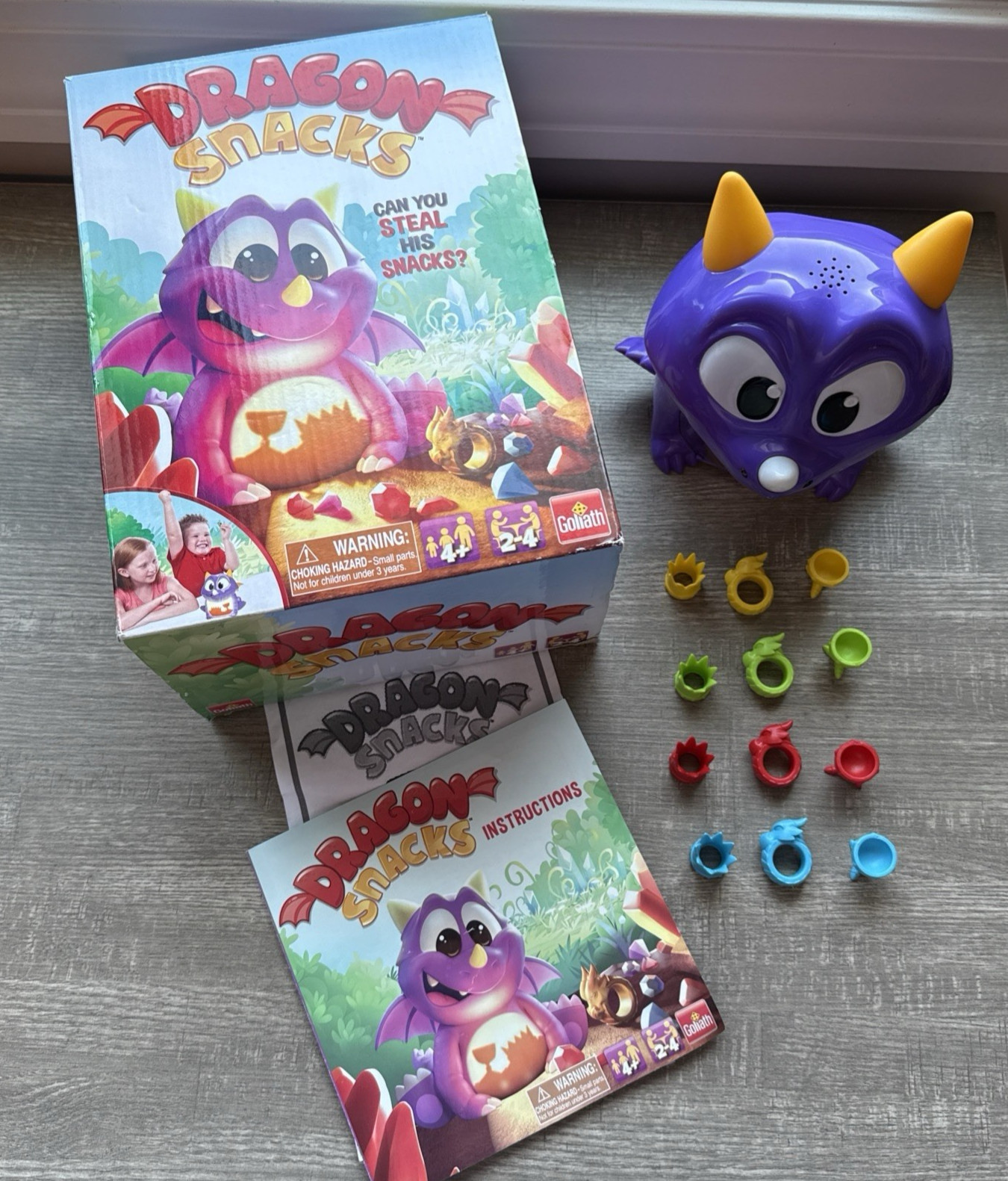 Dragon Snacks 2019 Game COMPLETE Instructions Lights & Sounds Tested Works