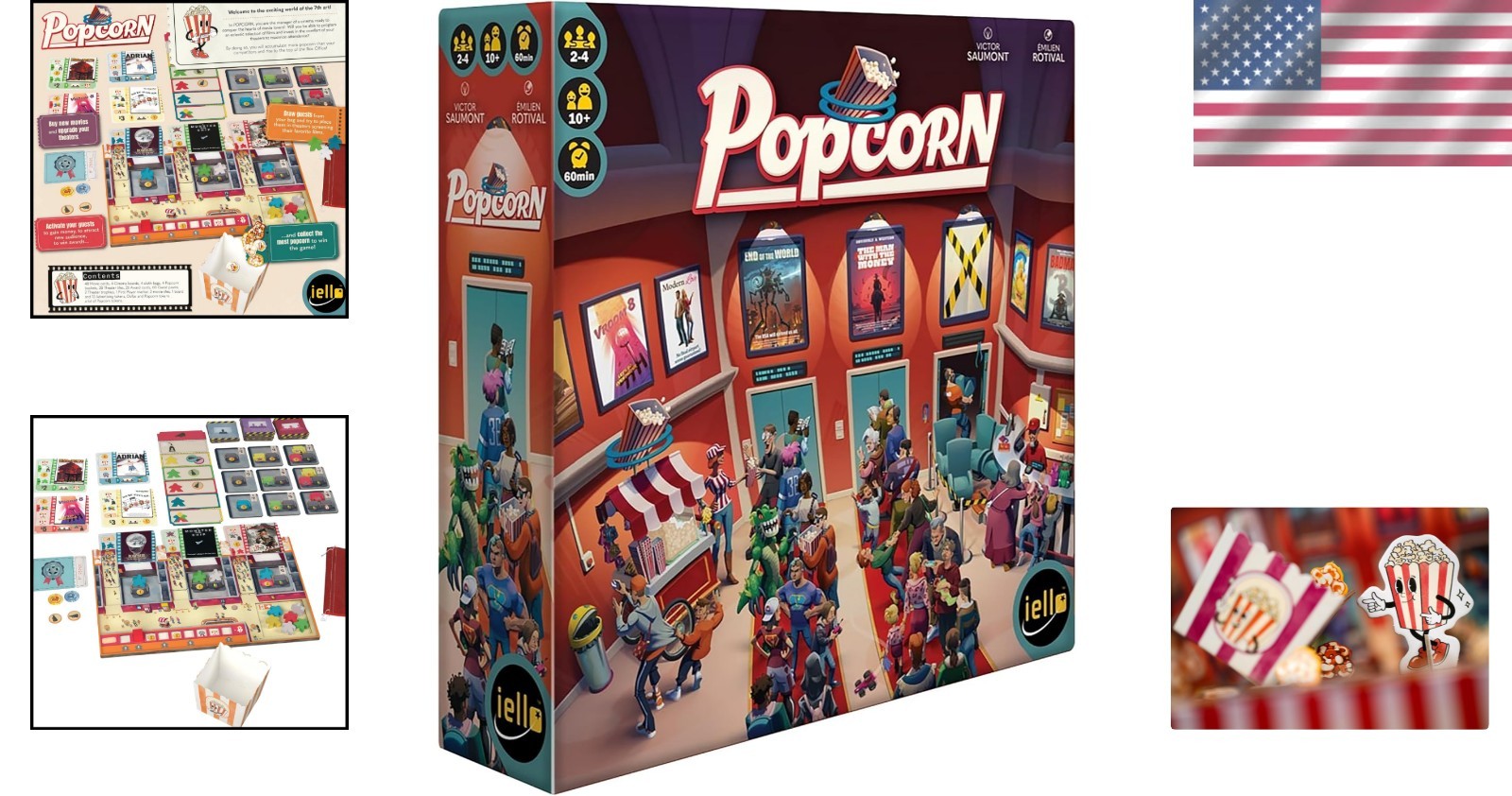 Experience Cinematic Fun with POPCORN: A Board Game of Movie Theater Management