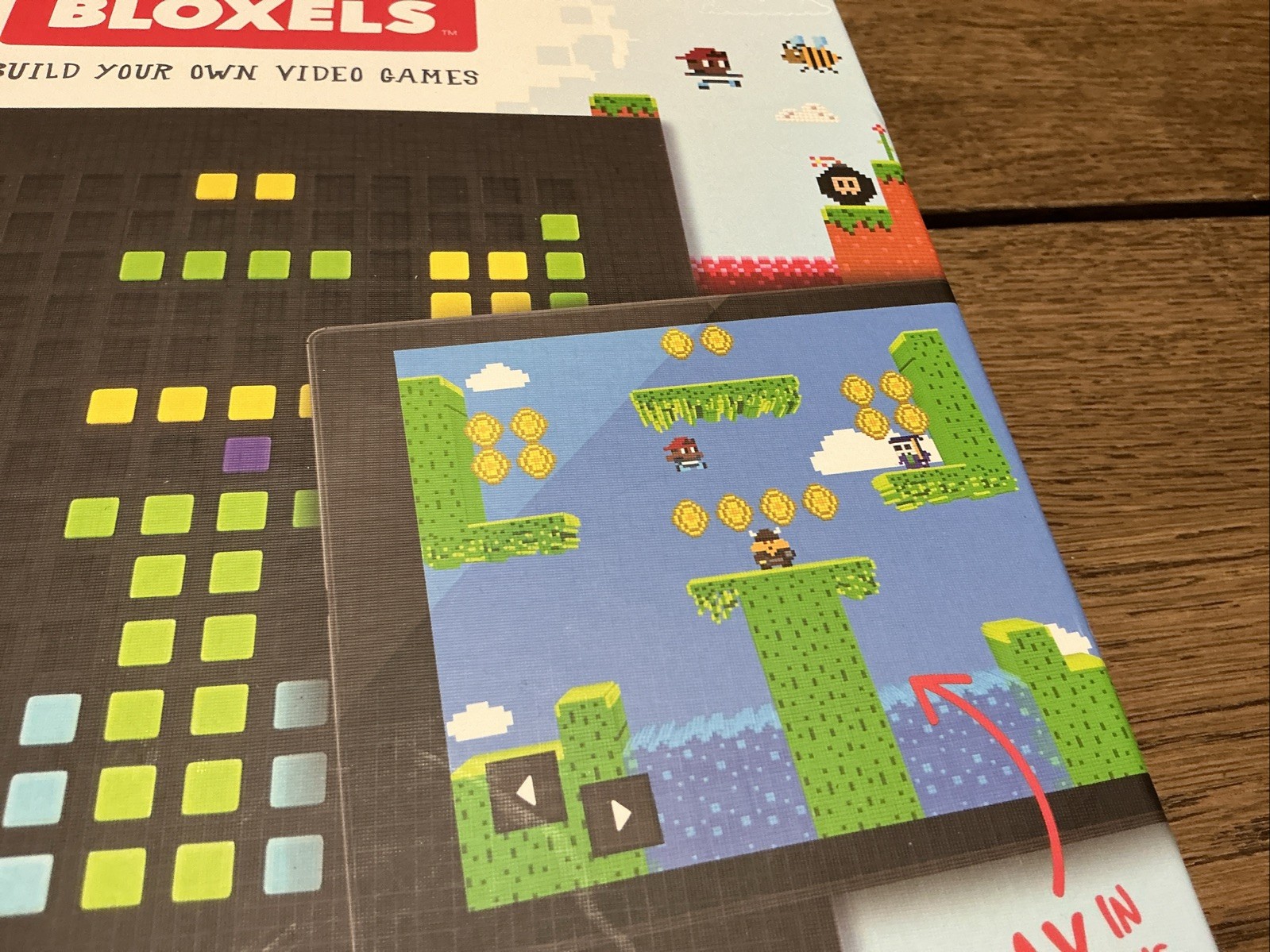 BLOXELS: BUILD YOUR OWN VIDEO GAME, STARTER KIT, PIXEL PRESS, Open Box