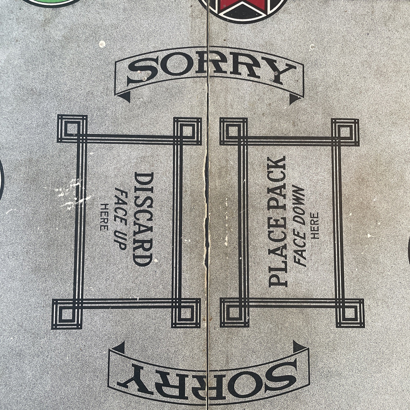 RARE 1930s Fashionable English Game SORRY! Complete Board Game Early Edition