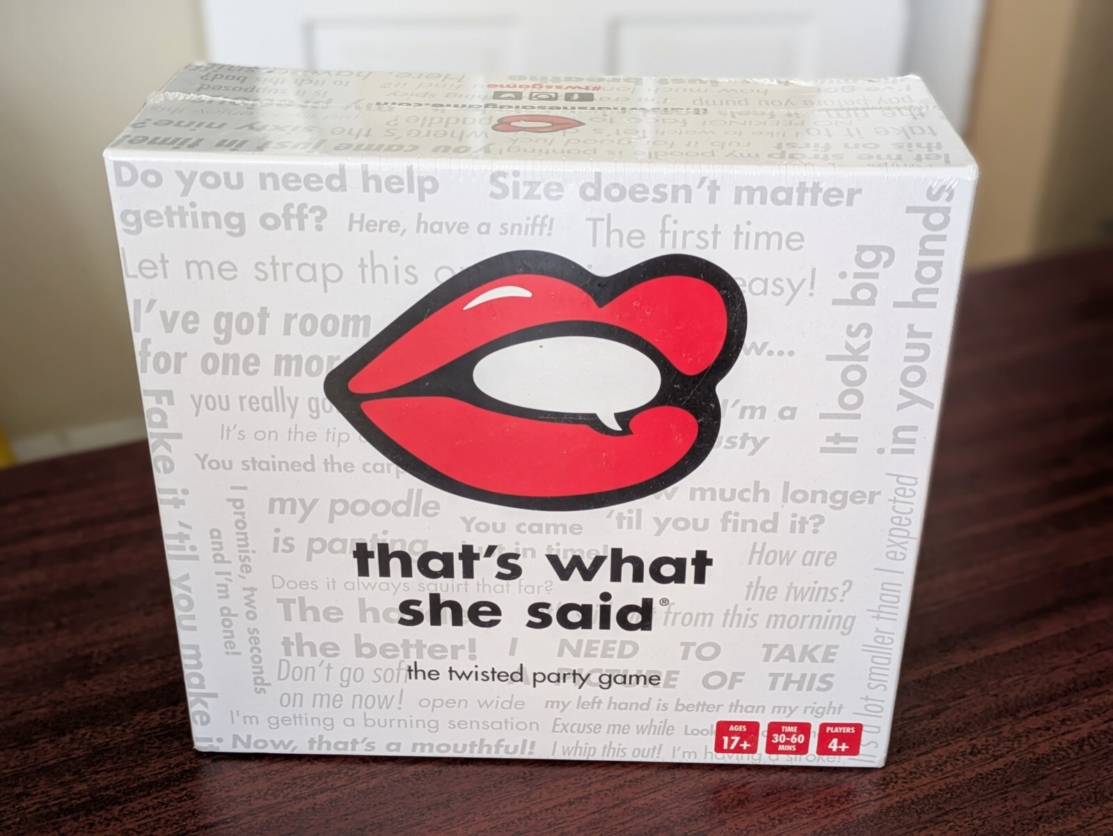 That’s What She Said The Party Game of Twisted Innuendos New Sealed