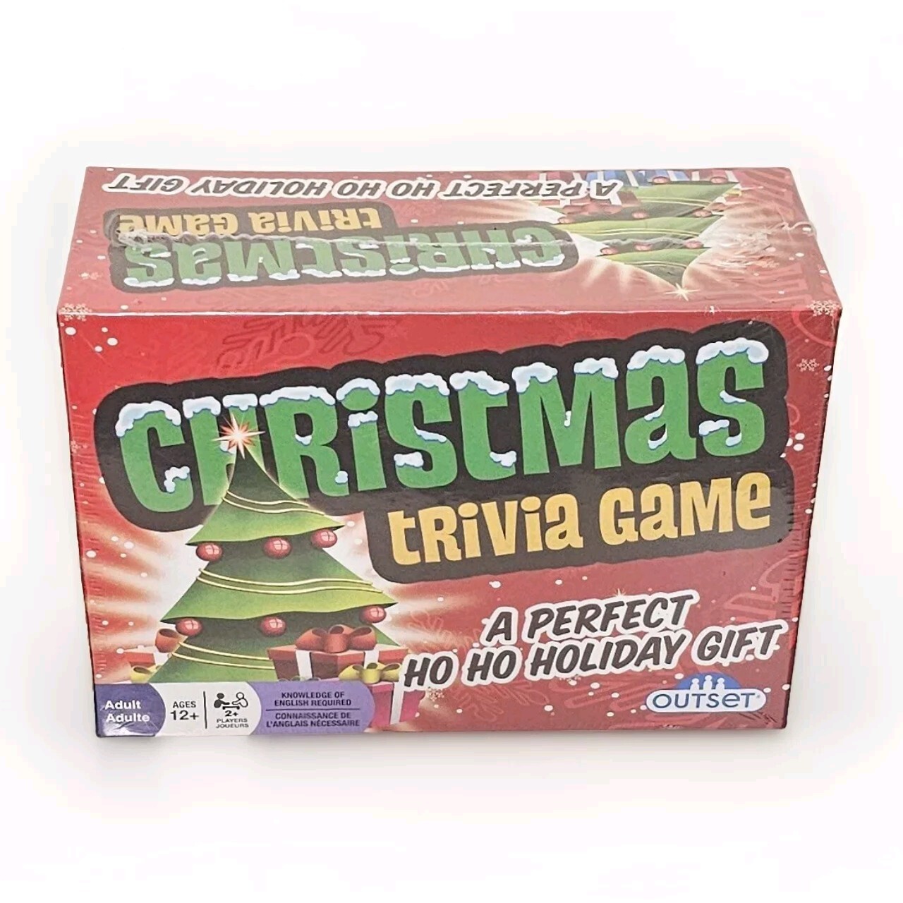 Christmas Trivia Game Holiday Fun Game Night Ages 12 and up OUTSET